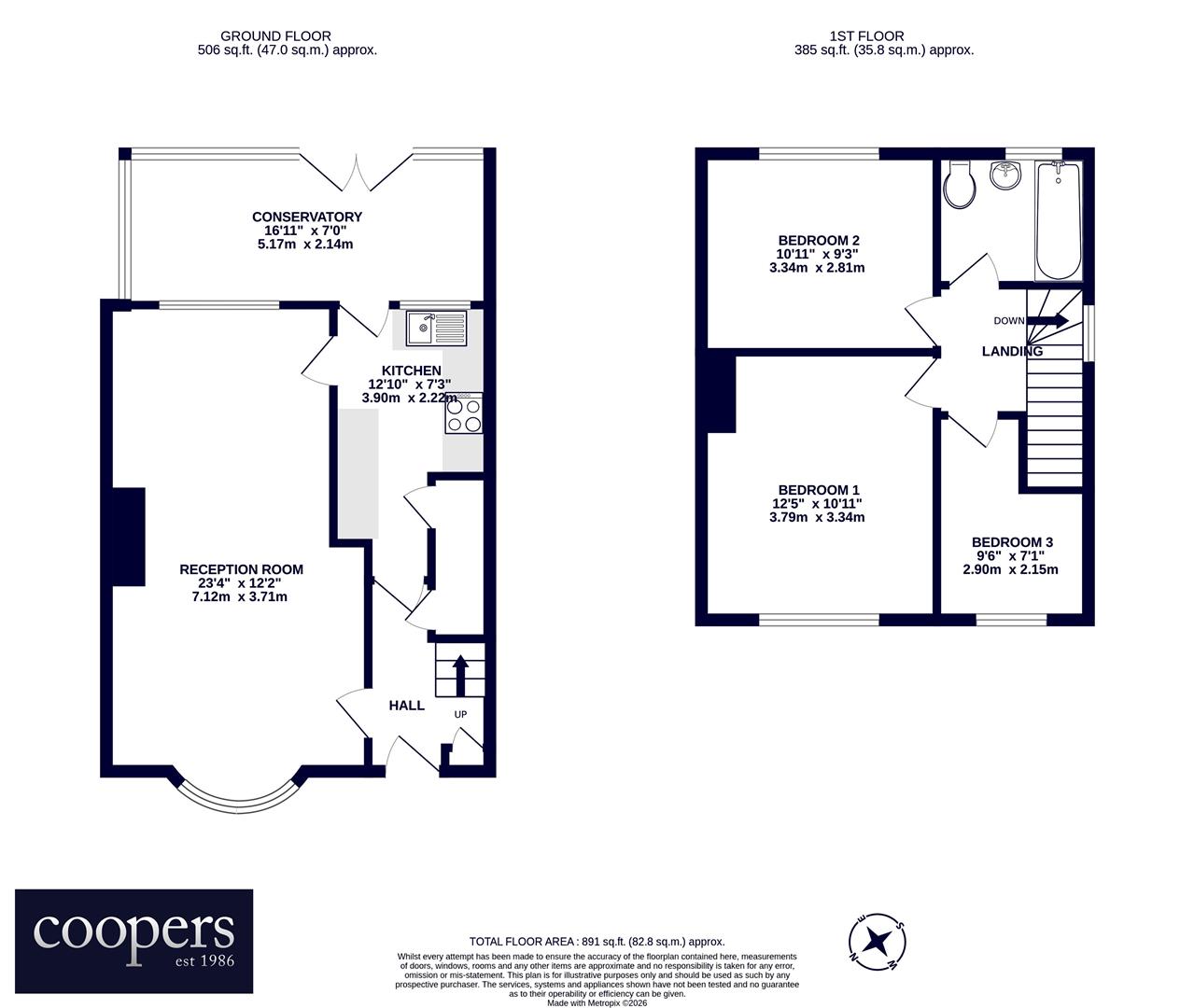 143, Tudor Road, Hayes floorplan