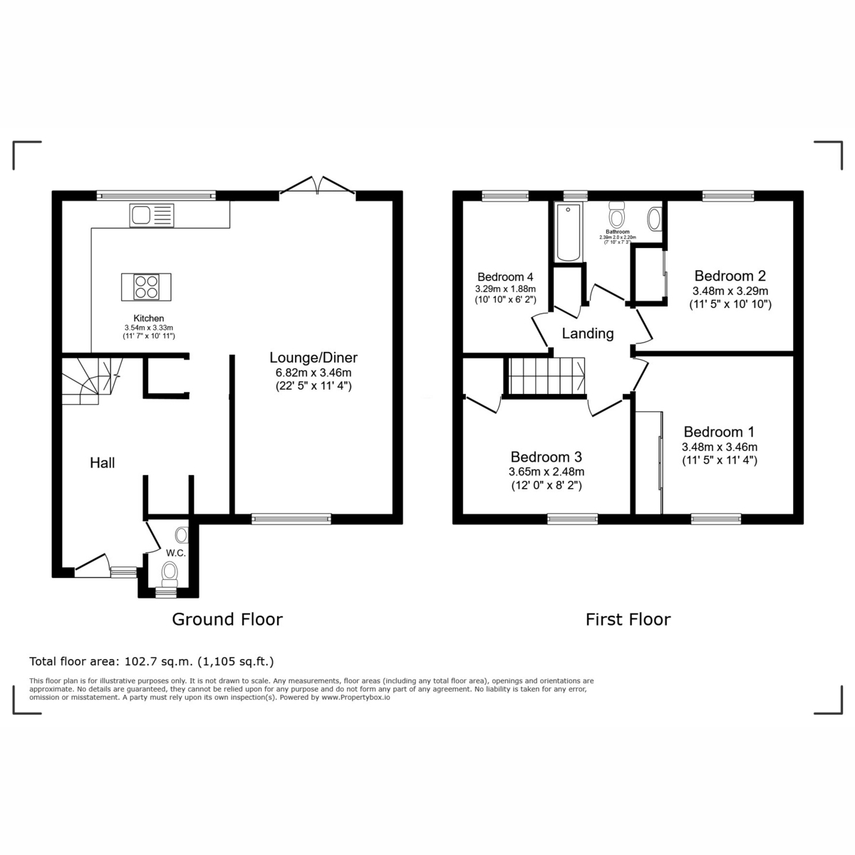 44, Fallowfield, Sittingbourne floorplan