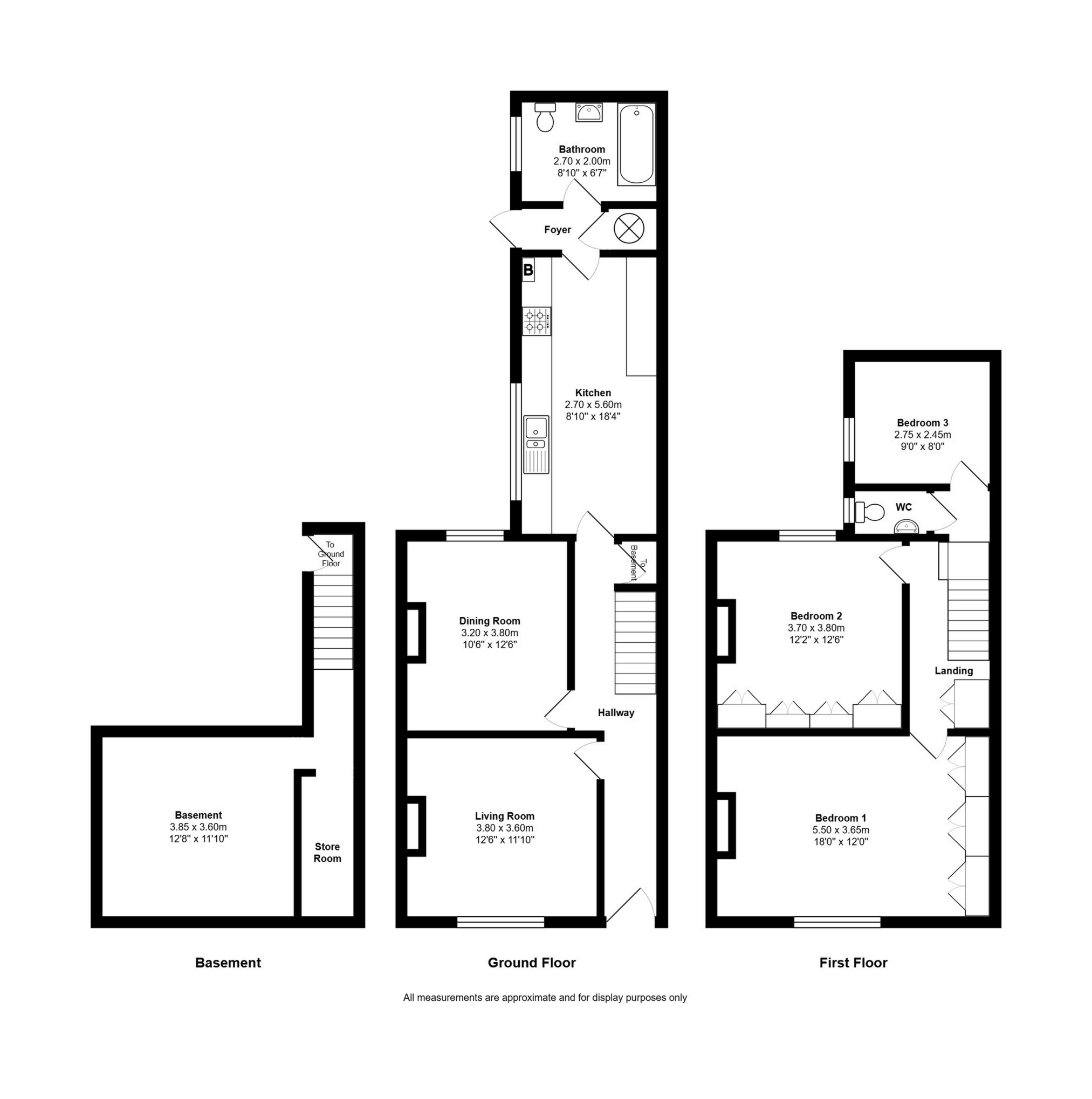 5, Hazel Street, Leicester floorplan