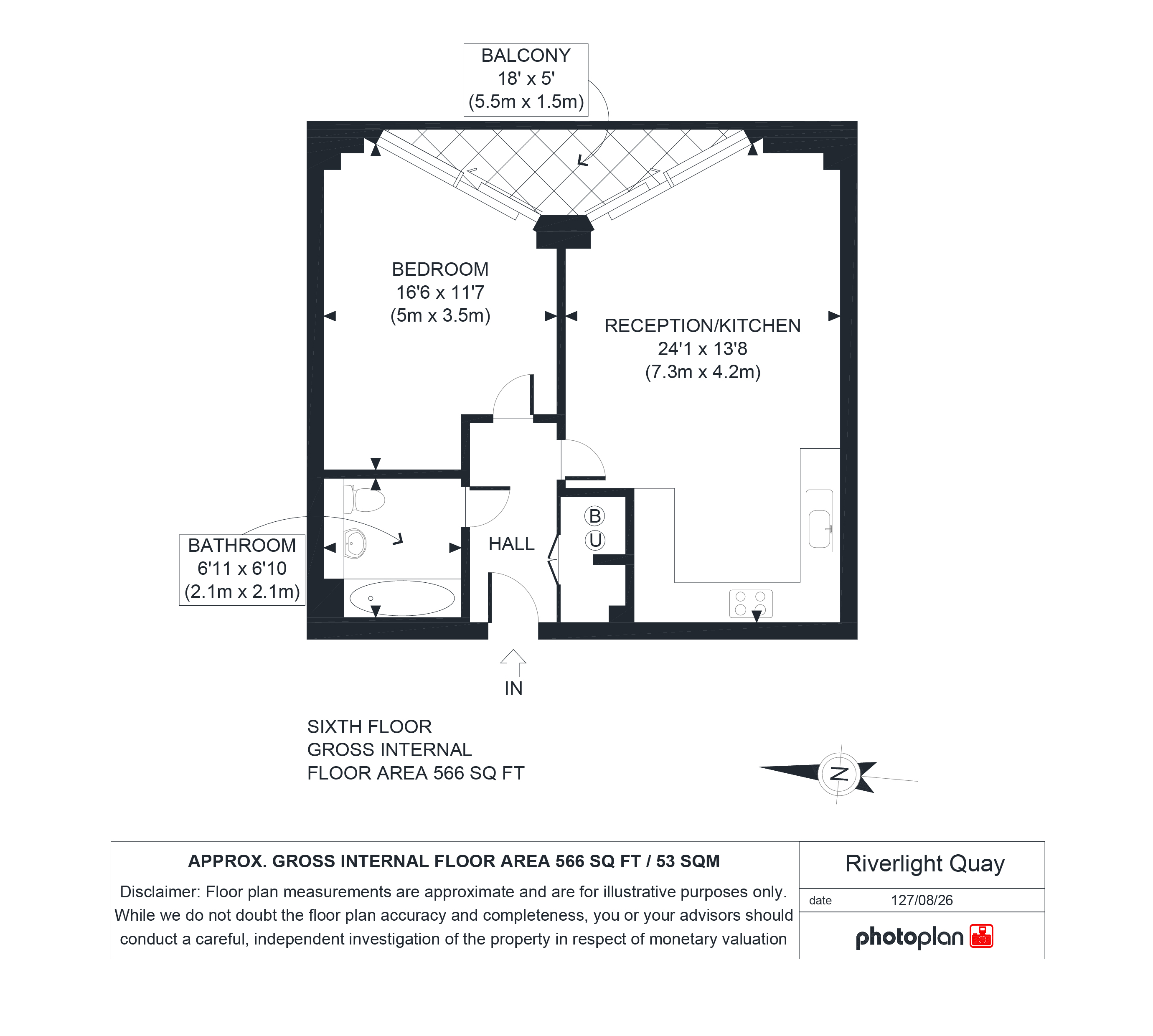 Riverlight Quay, Battersea, London floorplan