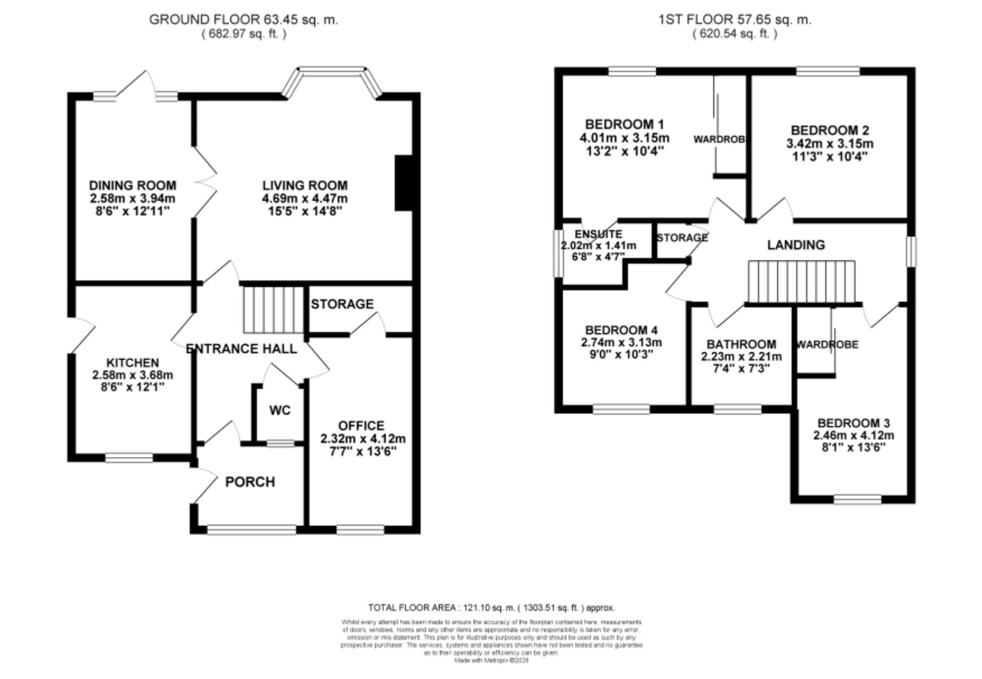 4 Newburn Grove, Stoke-On-Trent floorplan