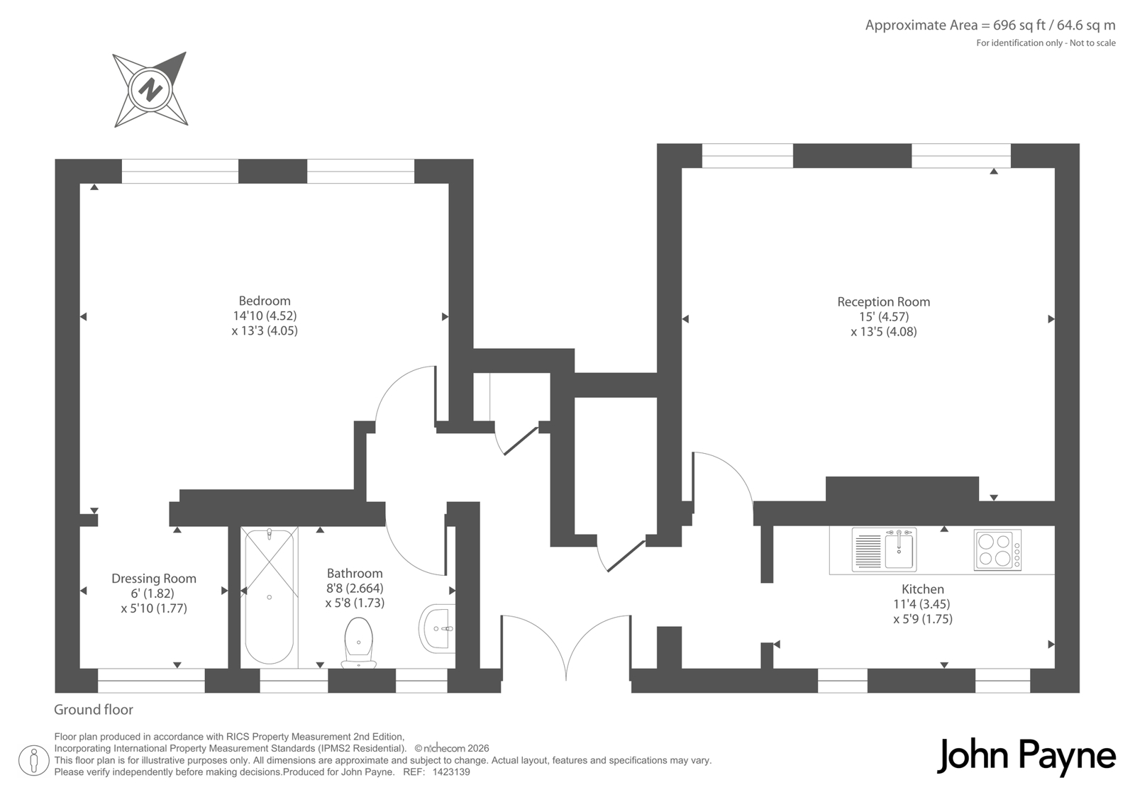 Flat 29, Geffery Court, 158, Mottingham Road, London floorplan