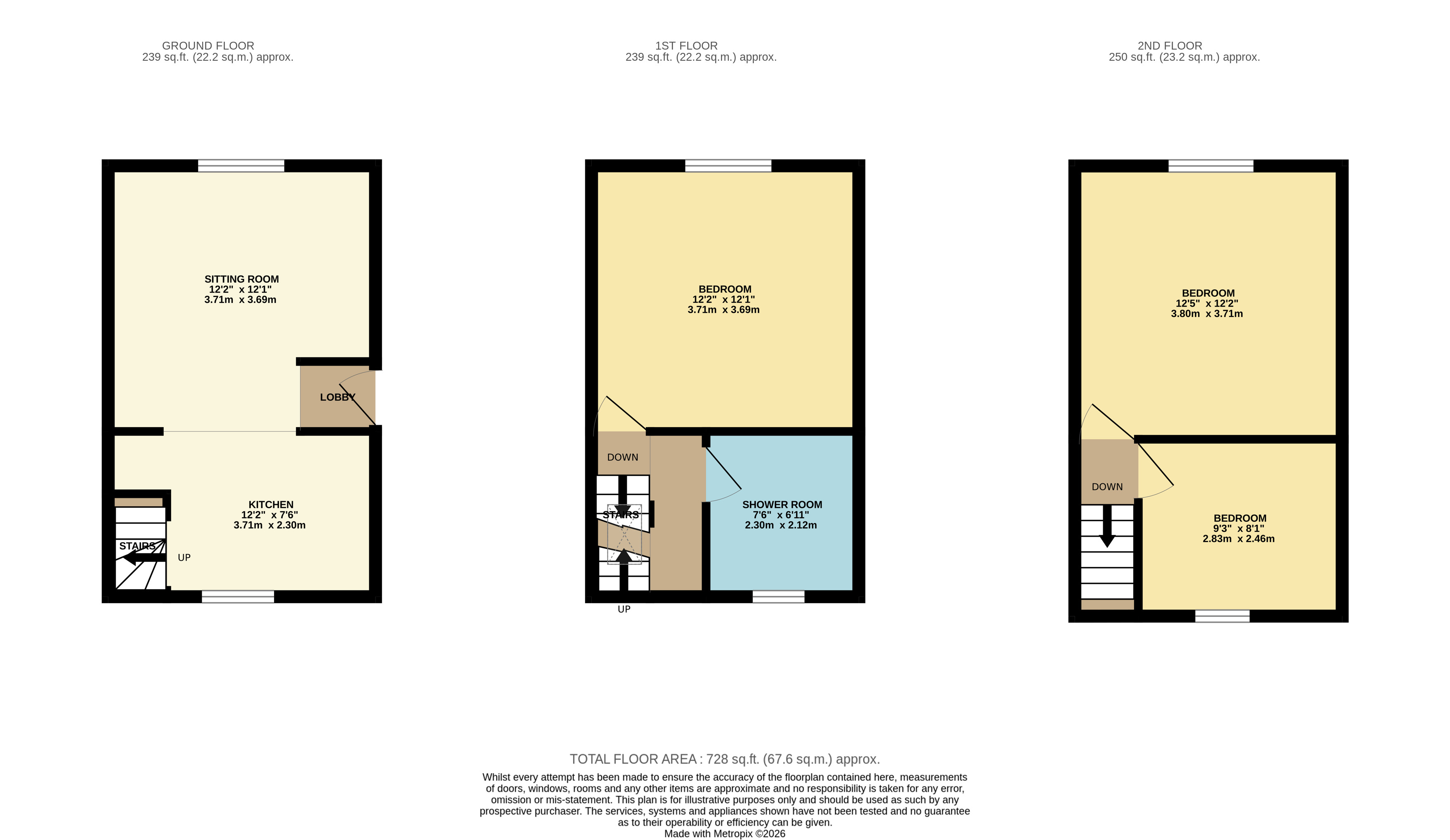 158, Dale Road, Matlock Bath floorplan