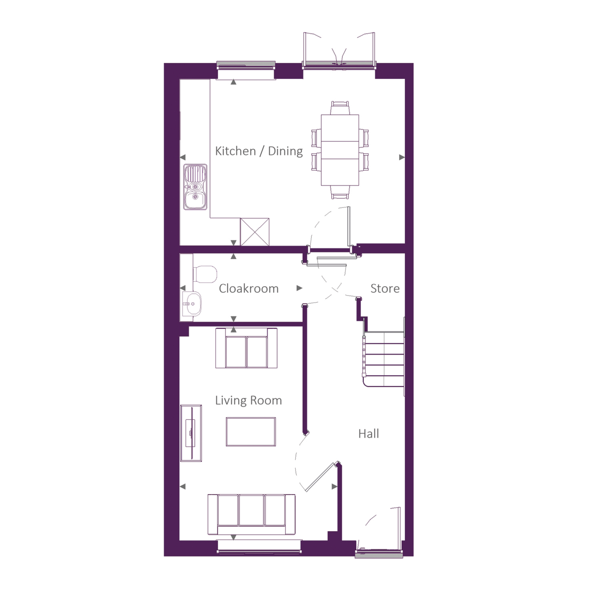 191, Off Forest Gate, Palmersville, Newcastle Upon Tyne floorplan