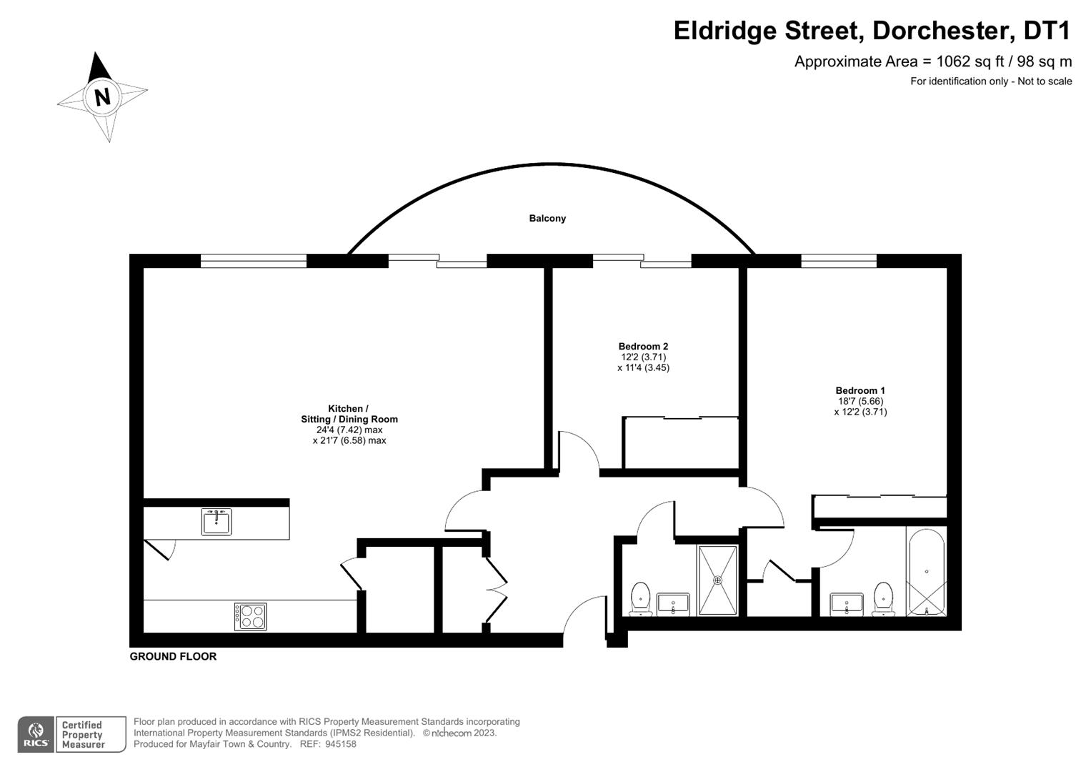 22 The Cooperage, Eldridge Street, Dorchester floorplan