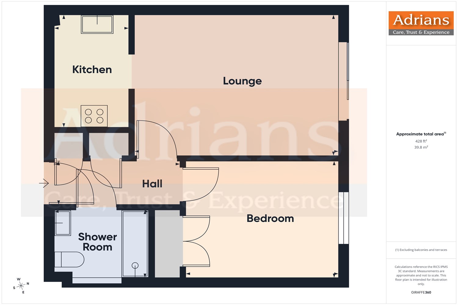 19, Roberts Court, Baddow Road, Chelmsford floorplan