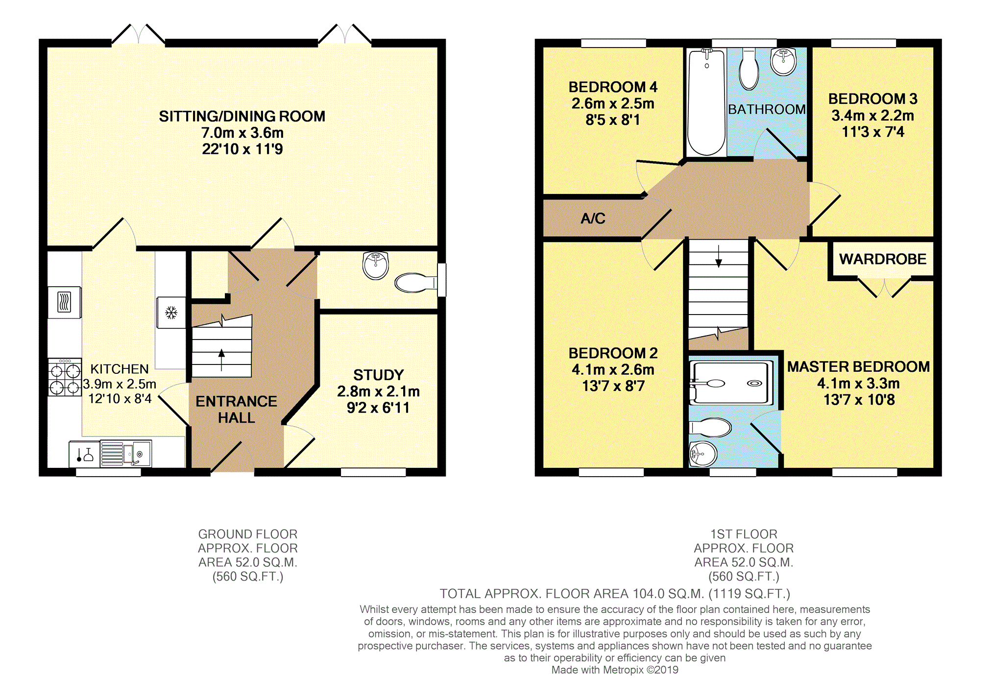 4 Bedrooms Link-detached house for sale in Gladstone Avenue, Evesham WR11