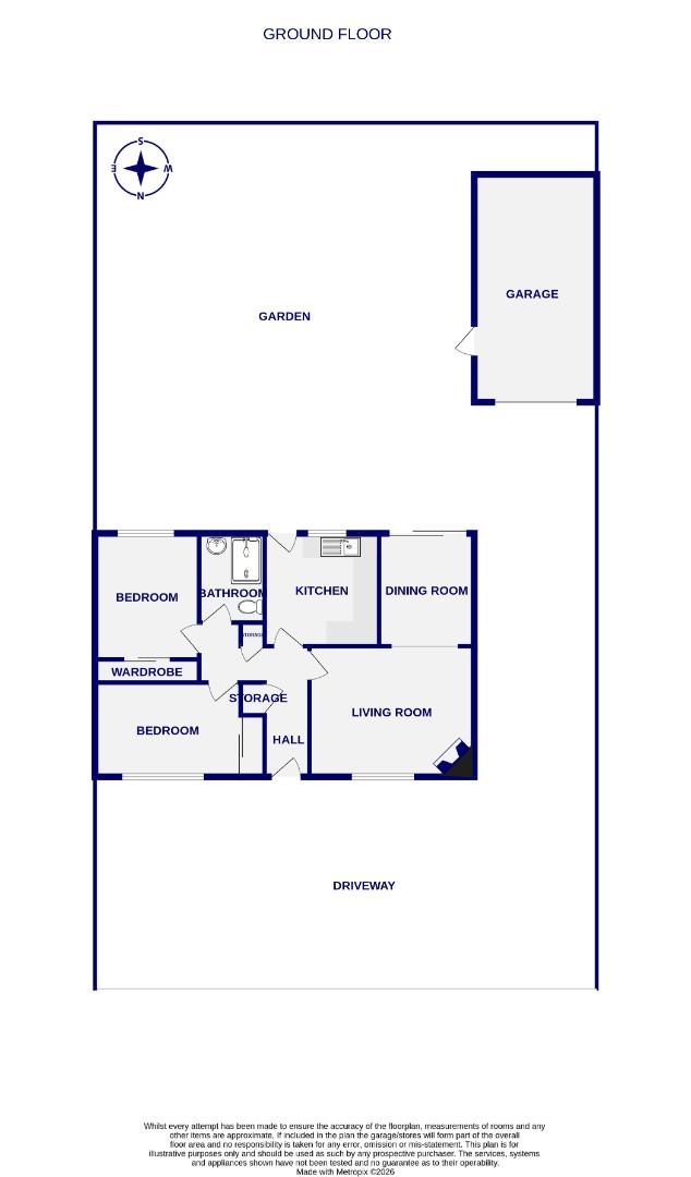 22, Danesmead Close, York floorplan