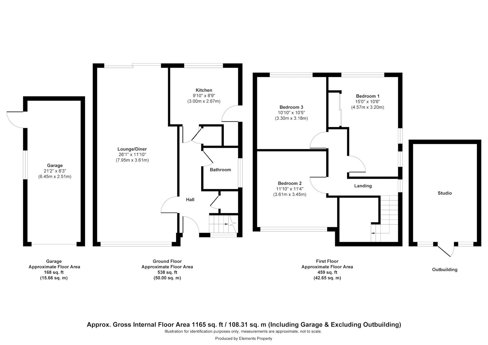 23, Herne Down, Crowborough floorplan