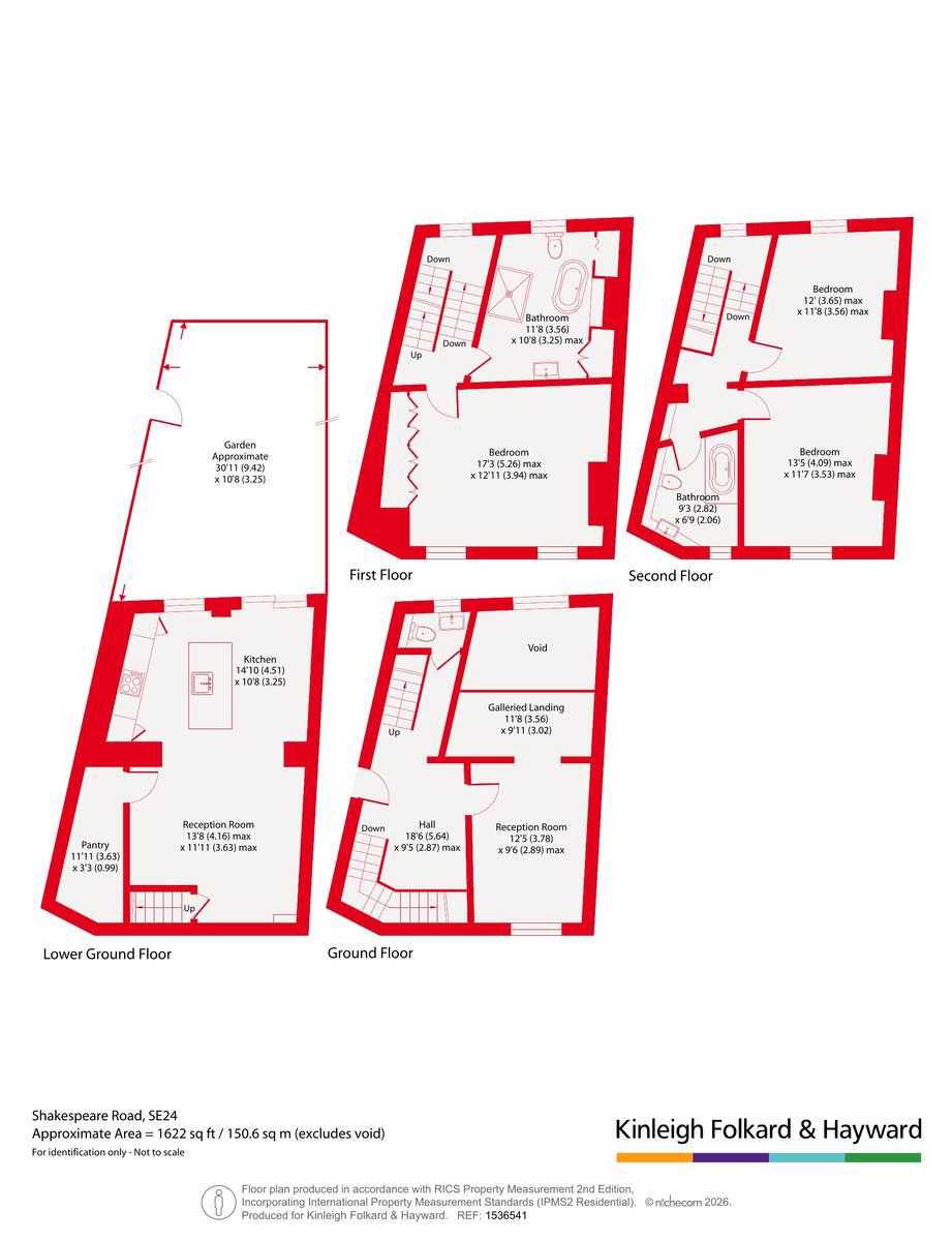 Shakespeare Road, London floorplan