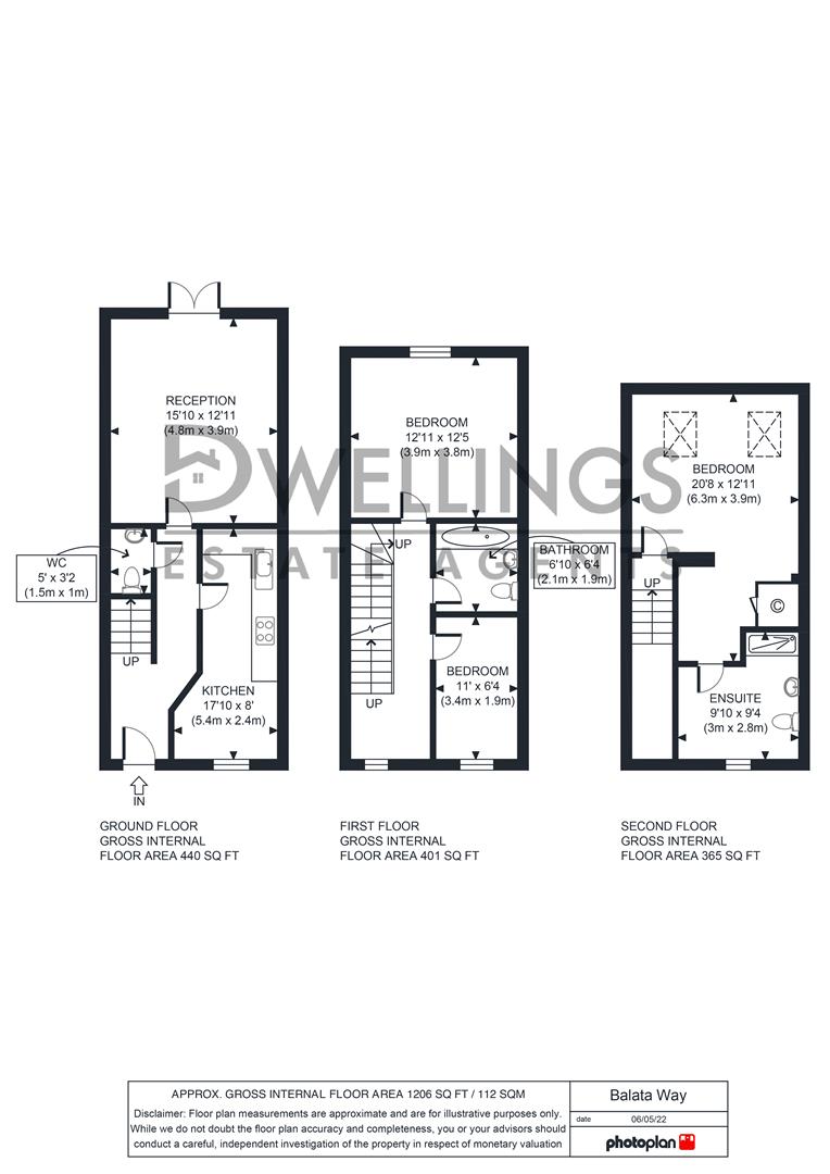 Balata Way, Stretton, BurtonOnTrent DE13, 3 bedroom terraced house