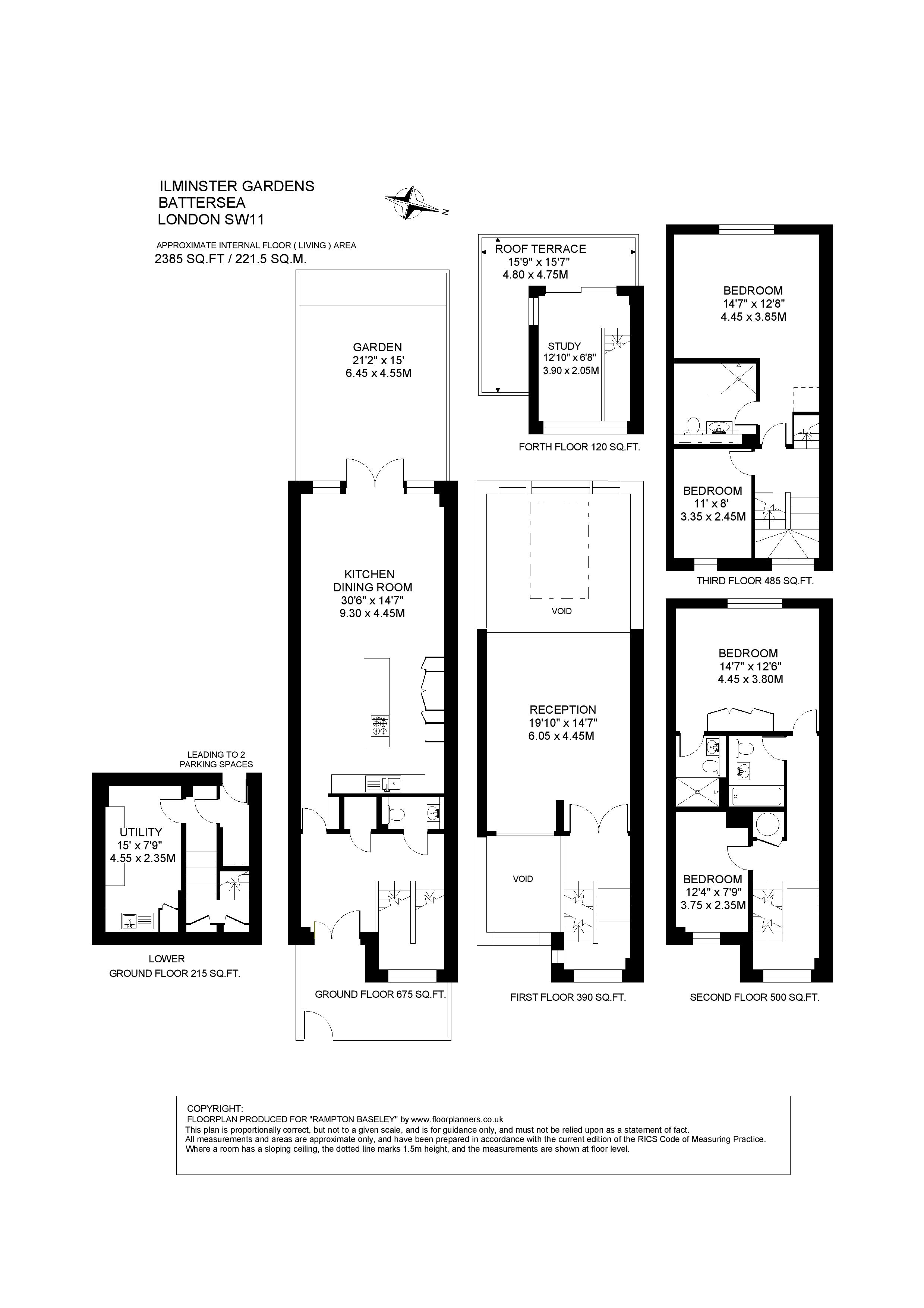 3 Bedrooms Terraced house for sale in Ilminster Gardens, London SW11