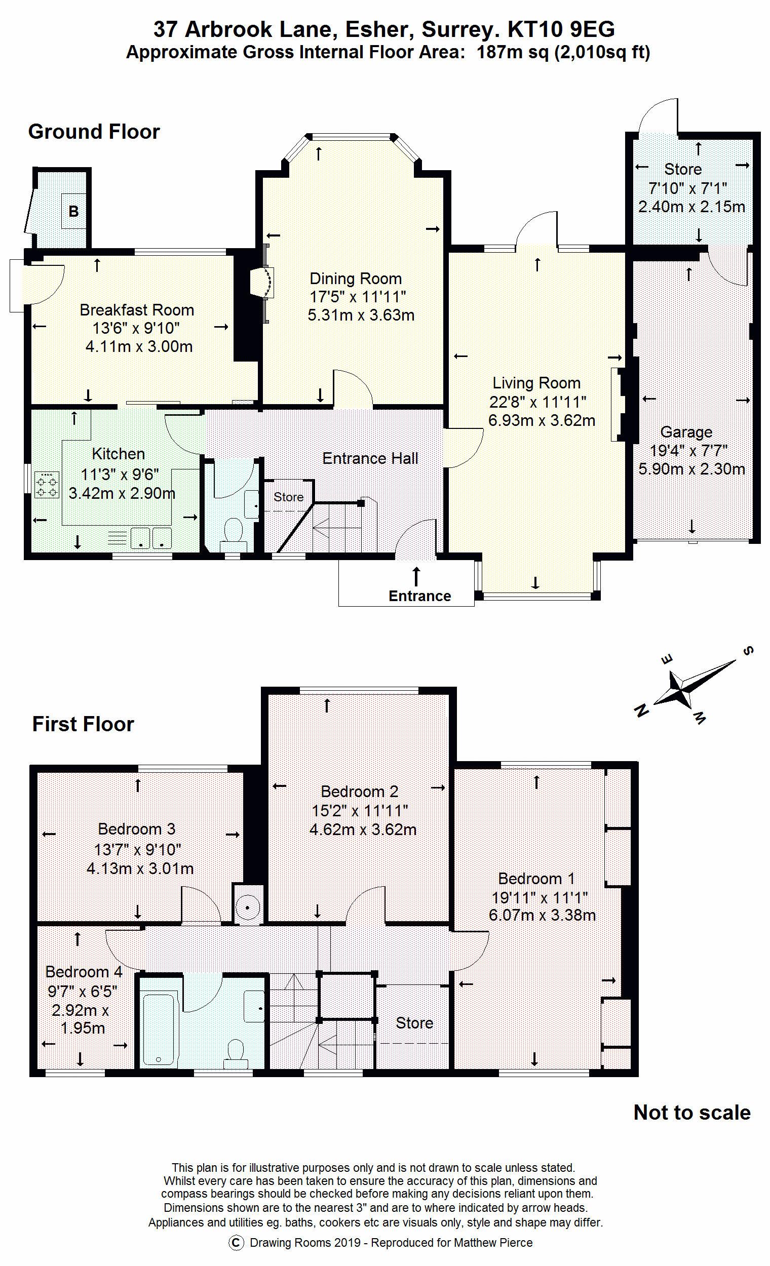 4 Bedrooms Detached house for sale in Arbrook Lane, Esher KT10