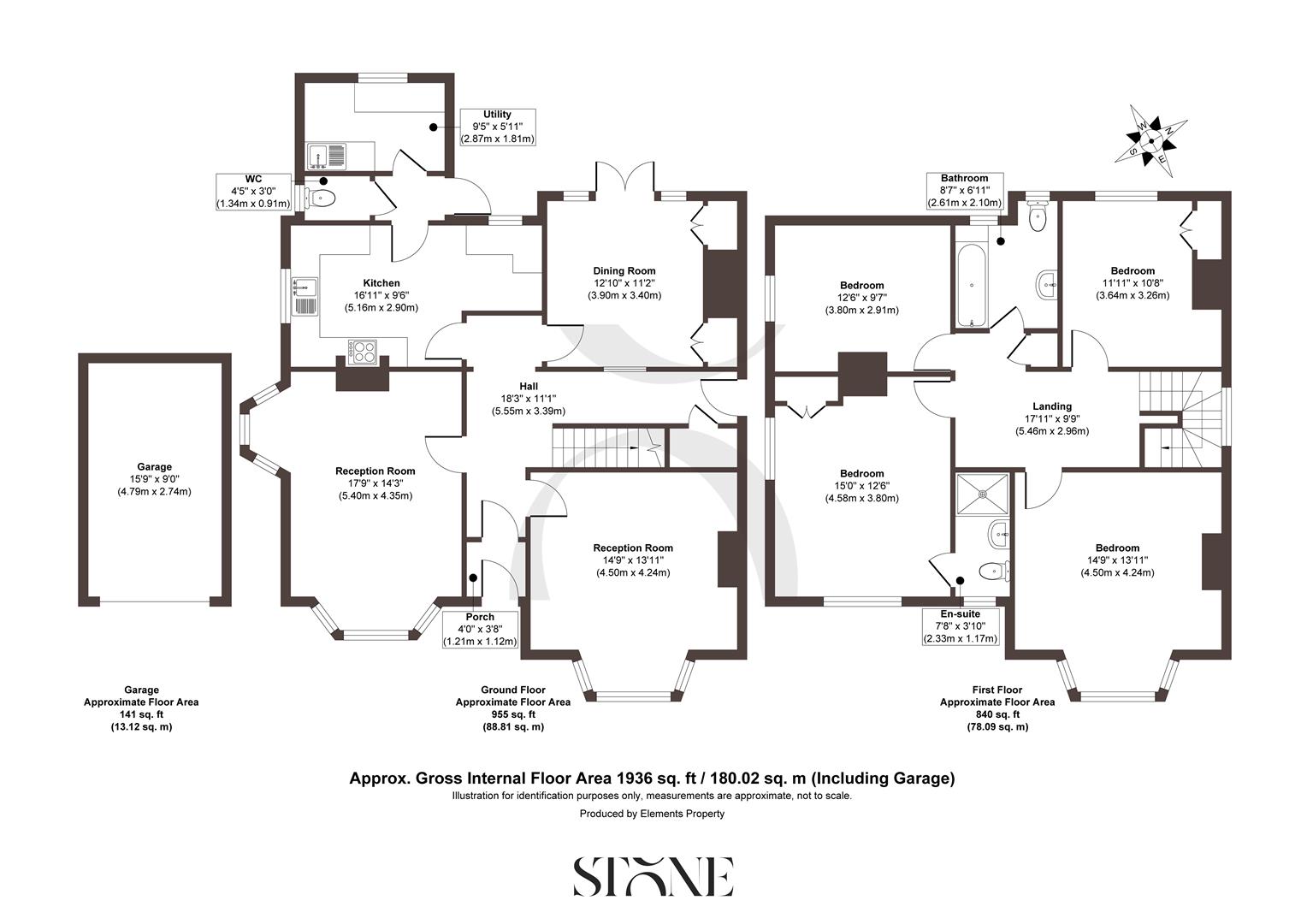 17, Devon Crescent, Redhill floorplan