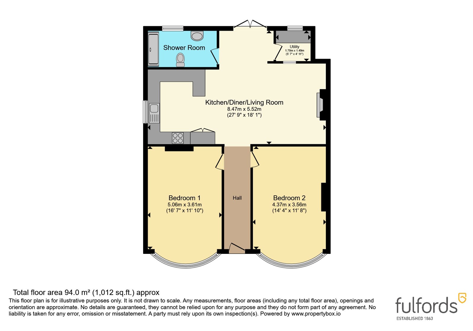 12, Waverley Road, Plymouth floorplan