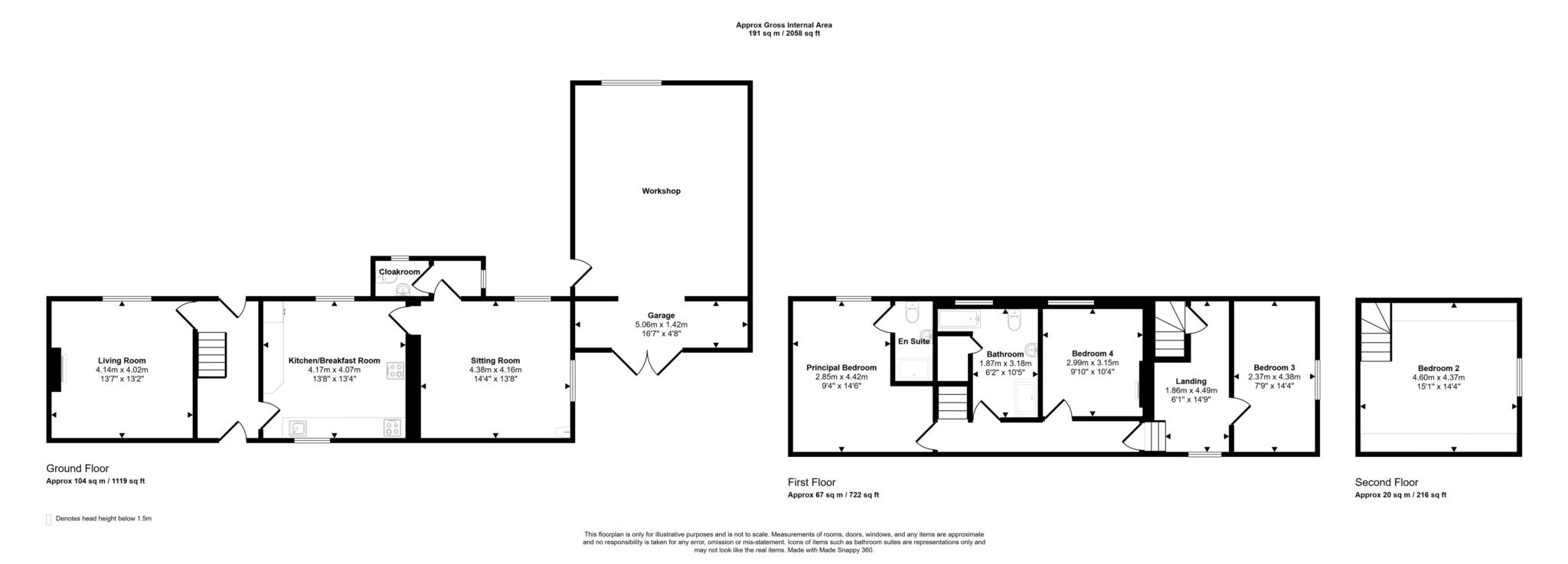 Pennells Farmhouse, Sandhurst Lane, Gloucester floorplan