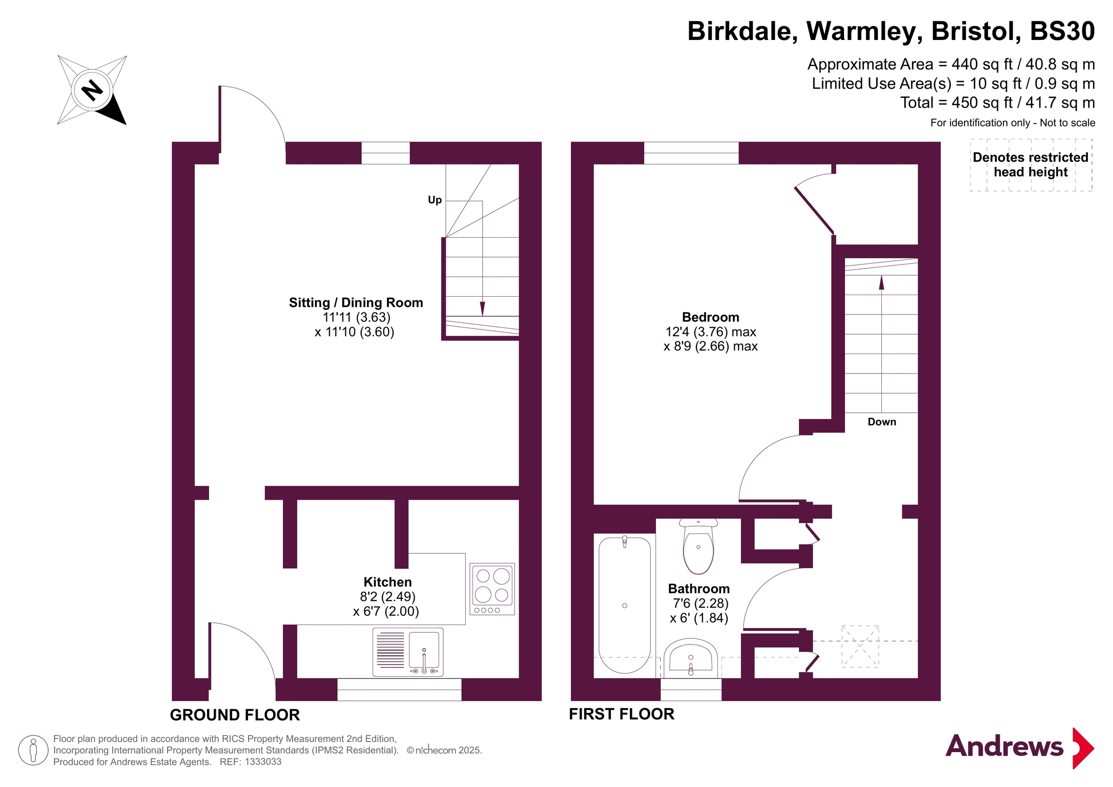 90, Birkdale, Bristol floorplan