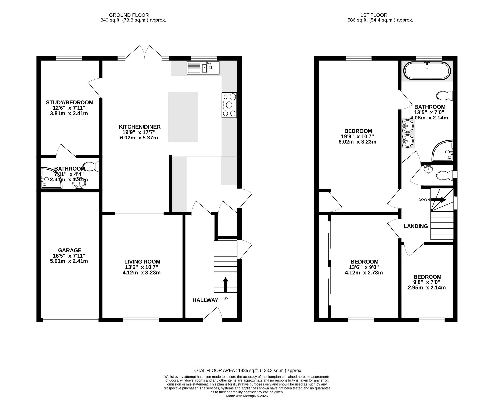 5 Laurel Crescent, Newport floorplan