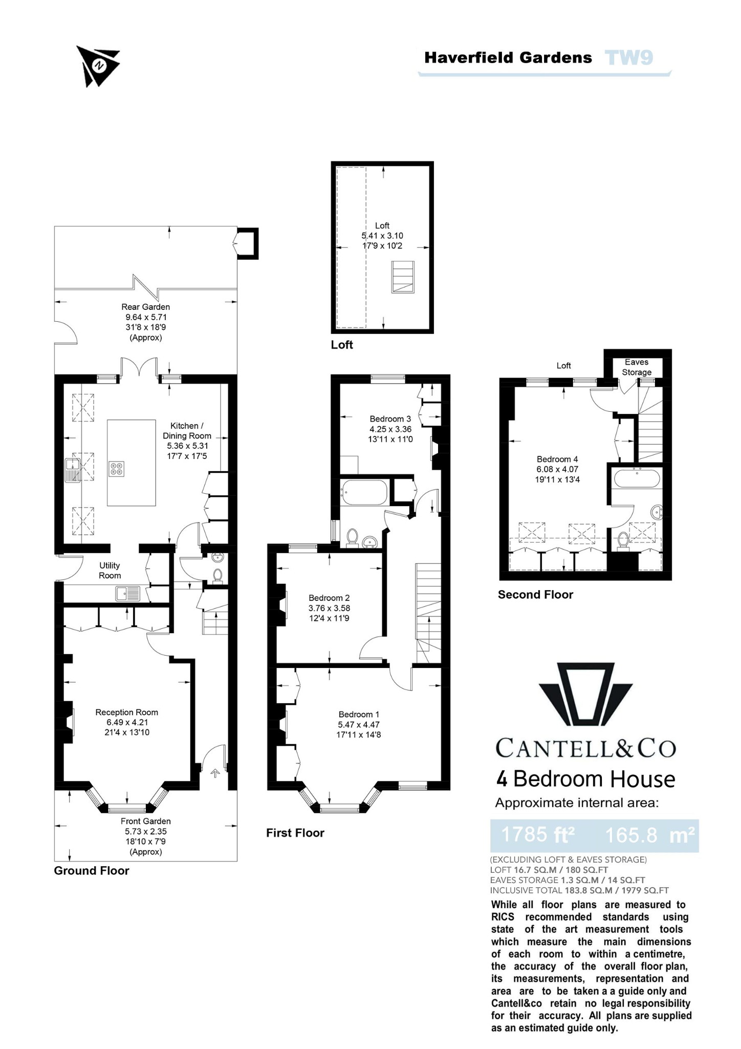 12 Haverfield Gardens, Richmond, Surrey floorplan