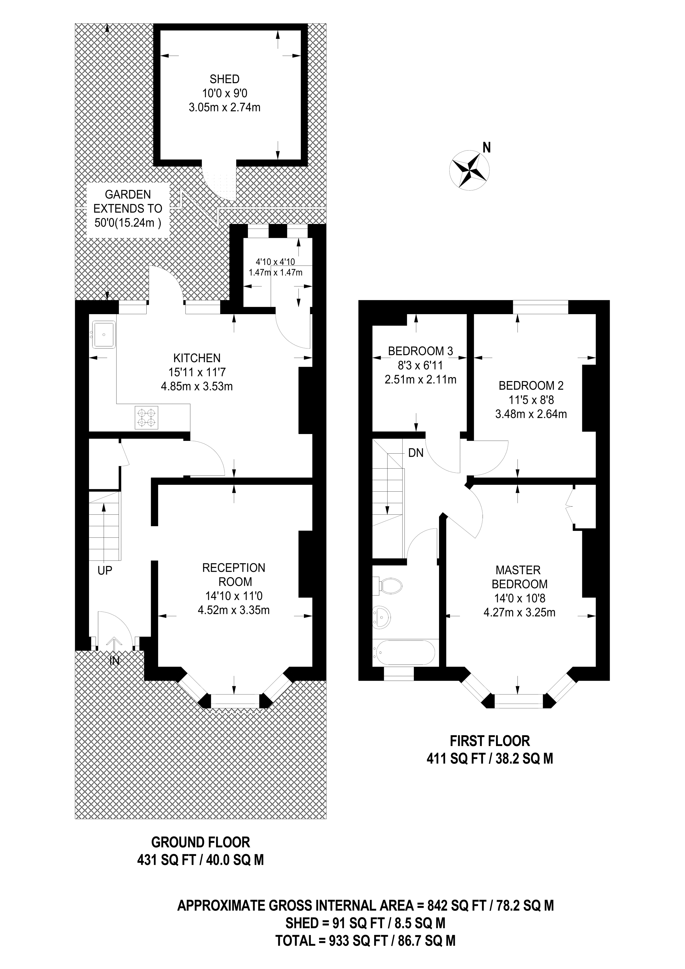 3 Bedrooms Terraced house to rent in Knotts Green Road, Leyton, London E10