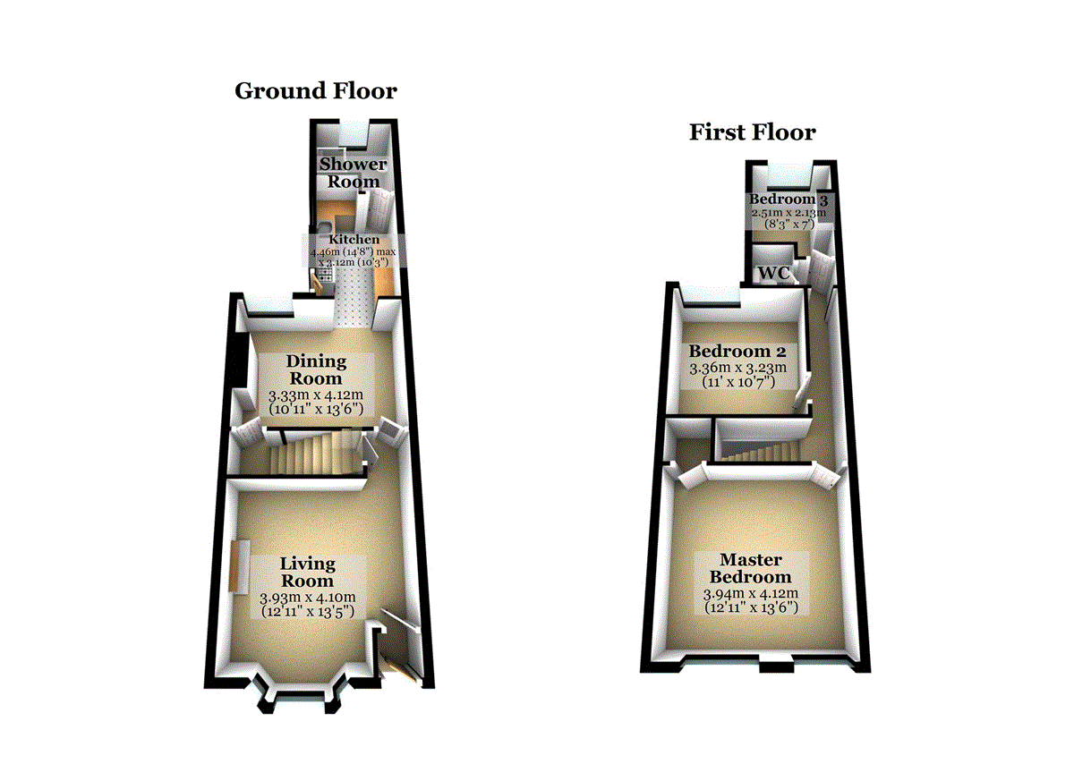4, Clare Street, Raunds floorplan