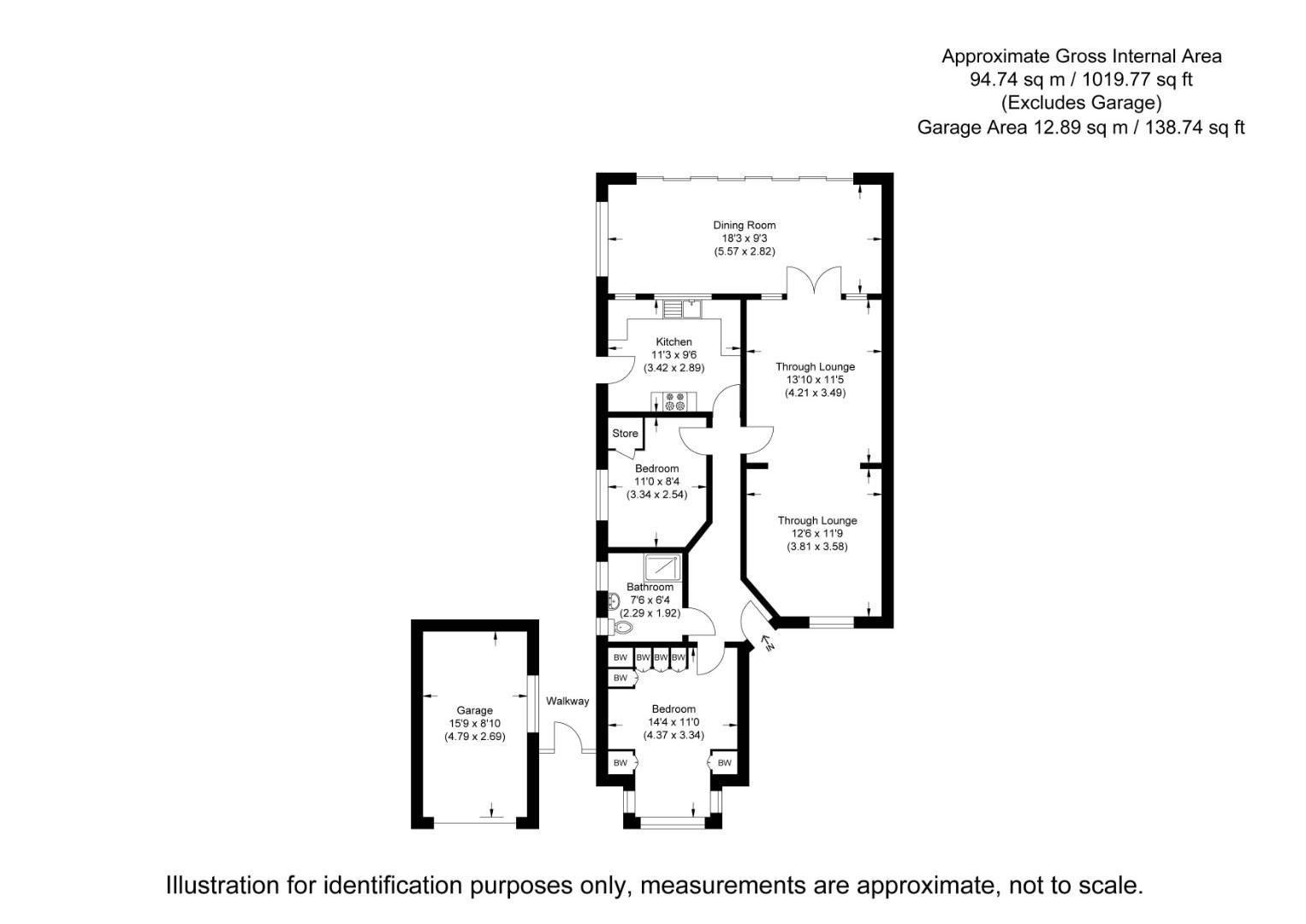 1, Pick Hill, Waltham Abbey floorplan