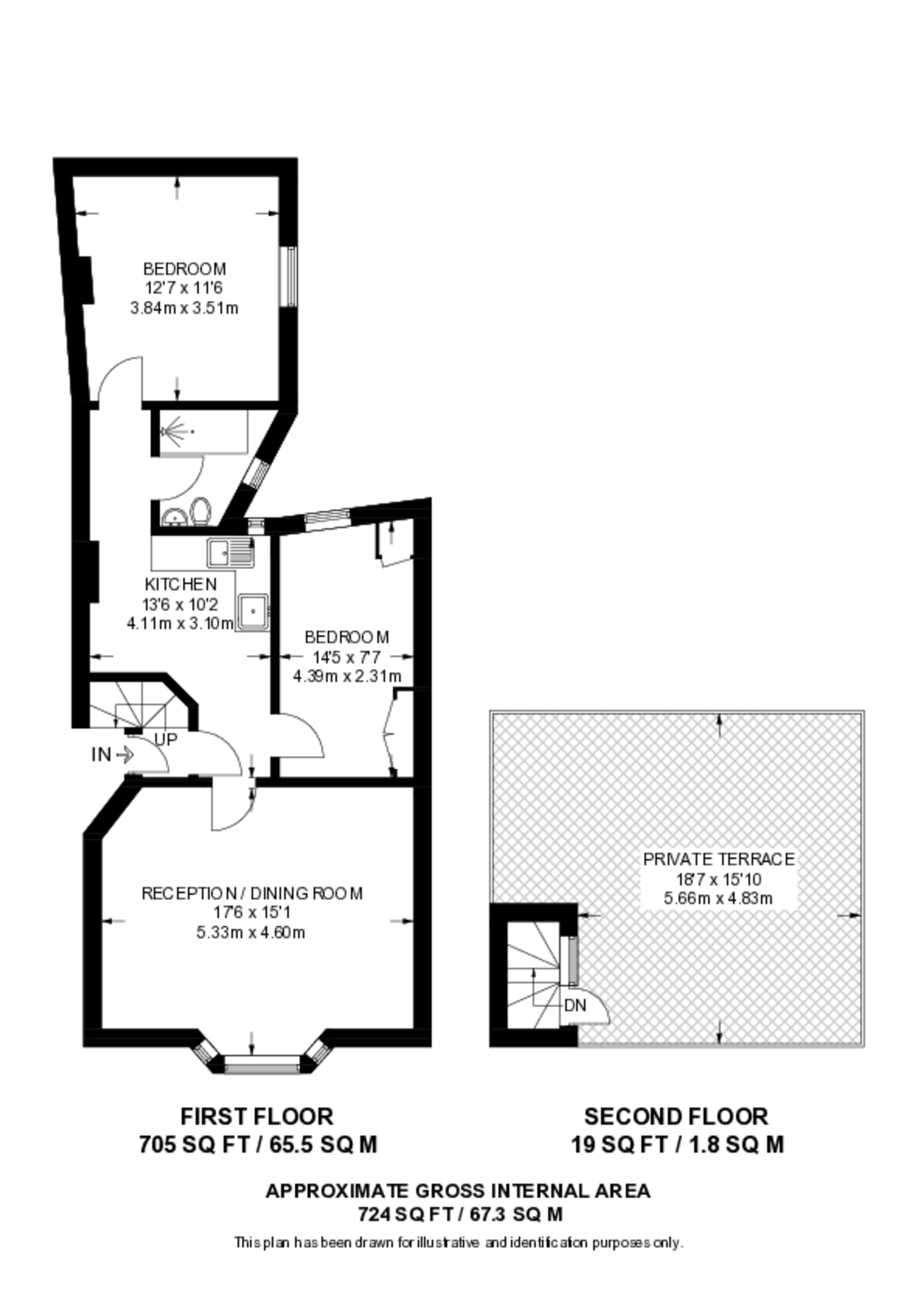 Bridge Road, Hampton Court floorplan