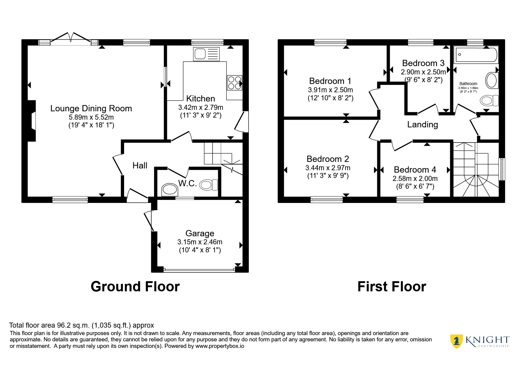9, College Close, Stamford floorplan