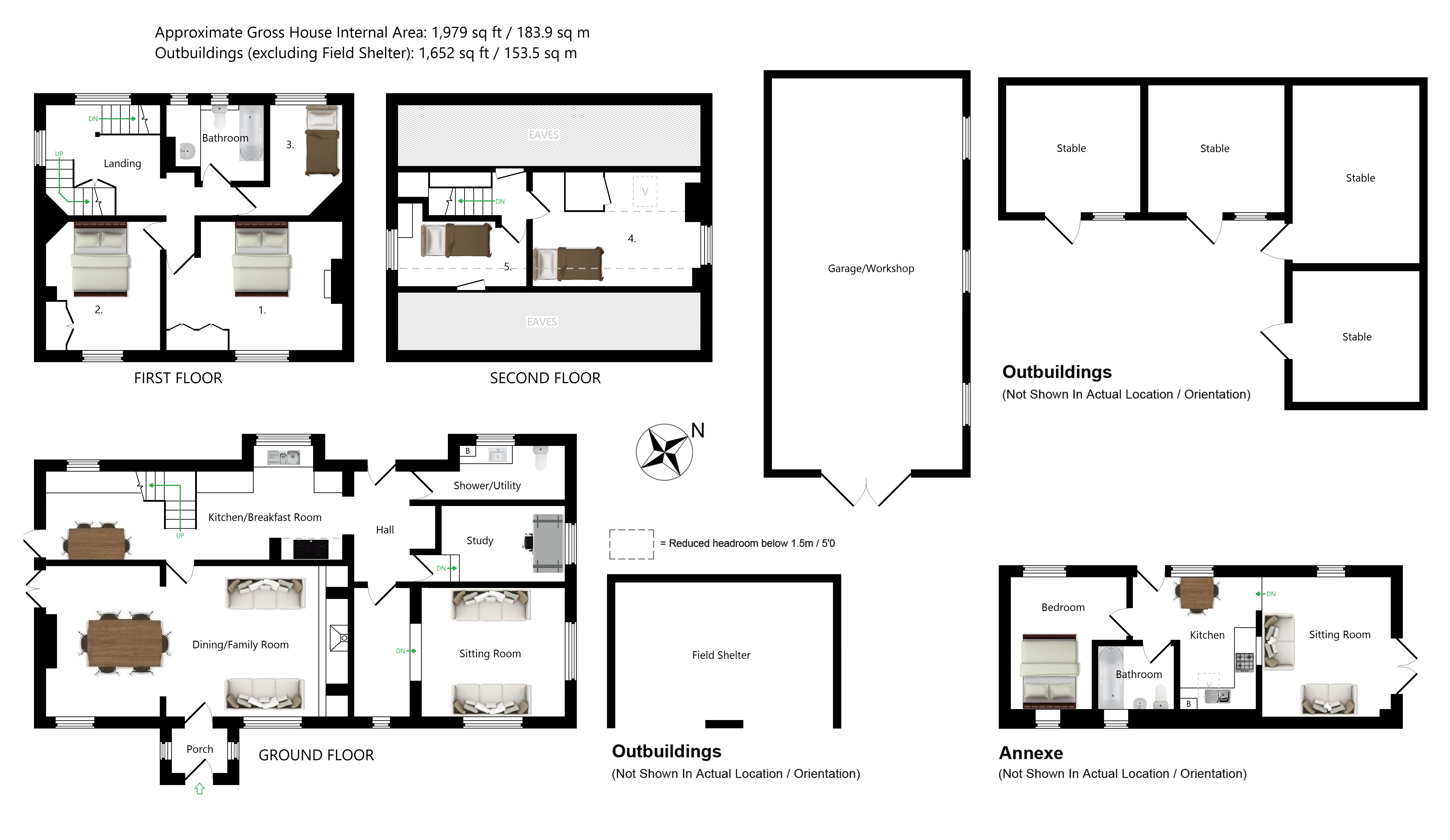 Bolton Farmhouse, Rose Lane, Lenham Heath floorplan