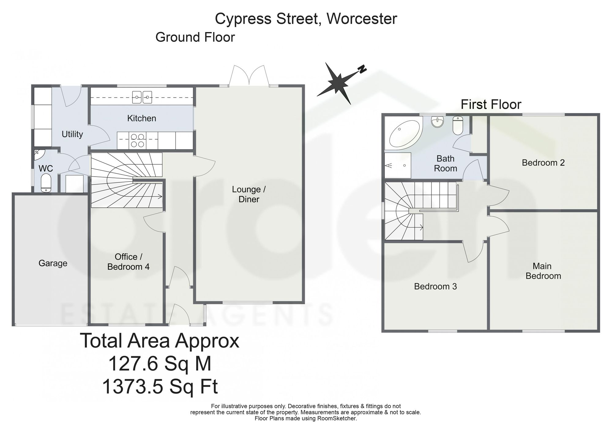 1 Cypress Street, Worcester floorplan