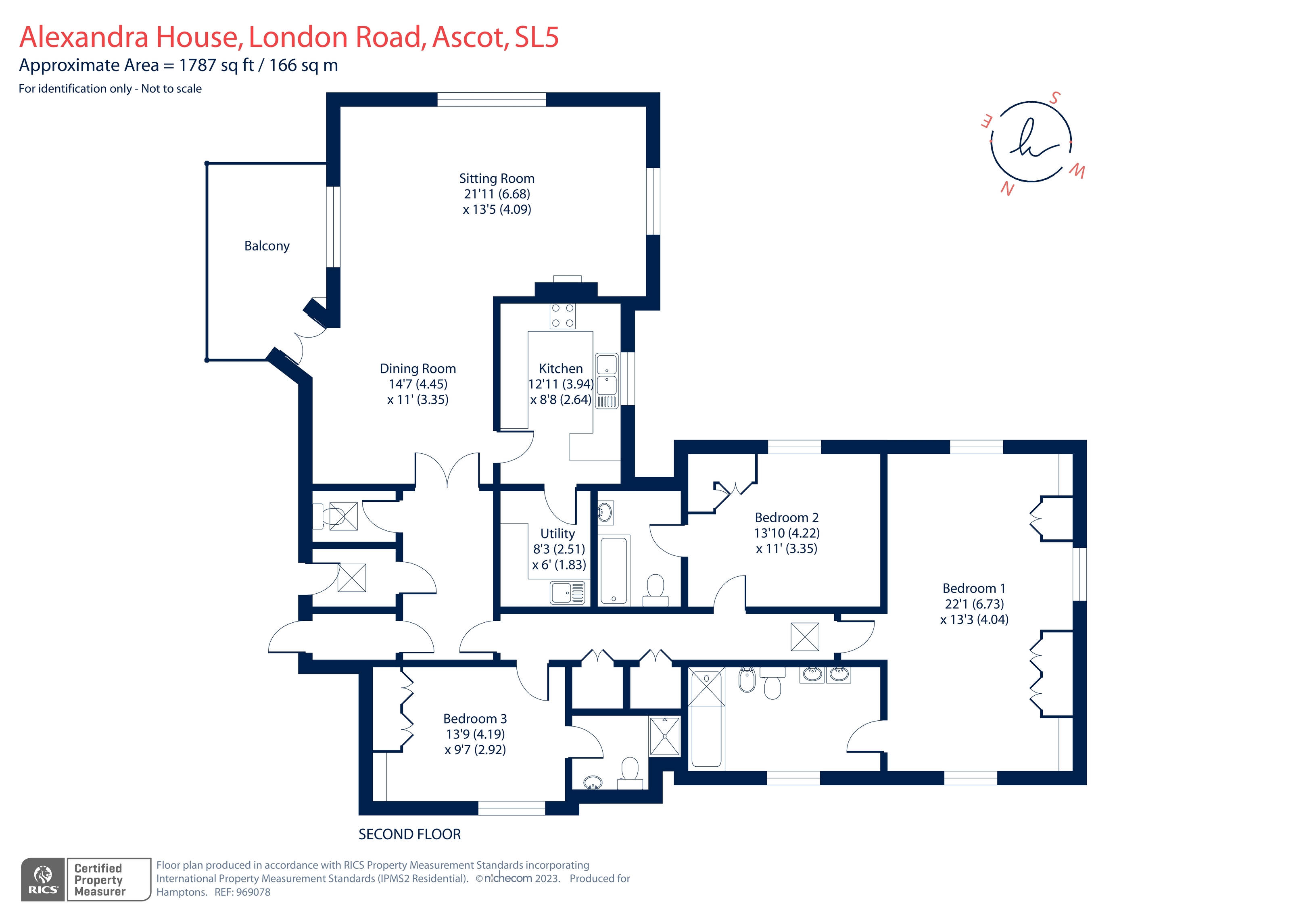 6 Alexandra House, London Road, Ascot floorplan