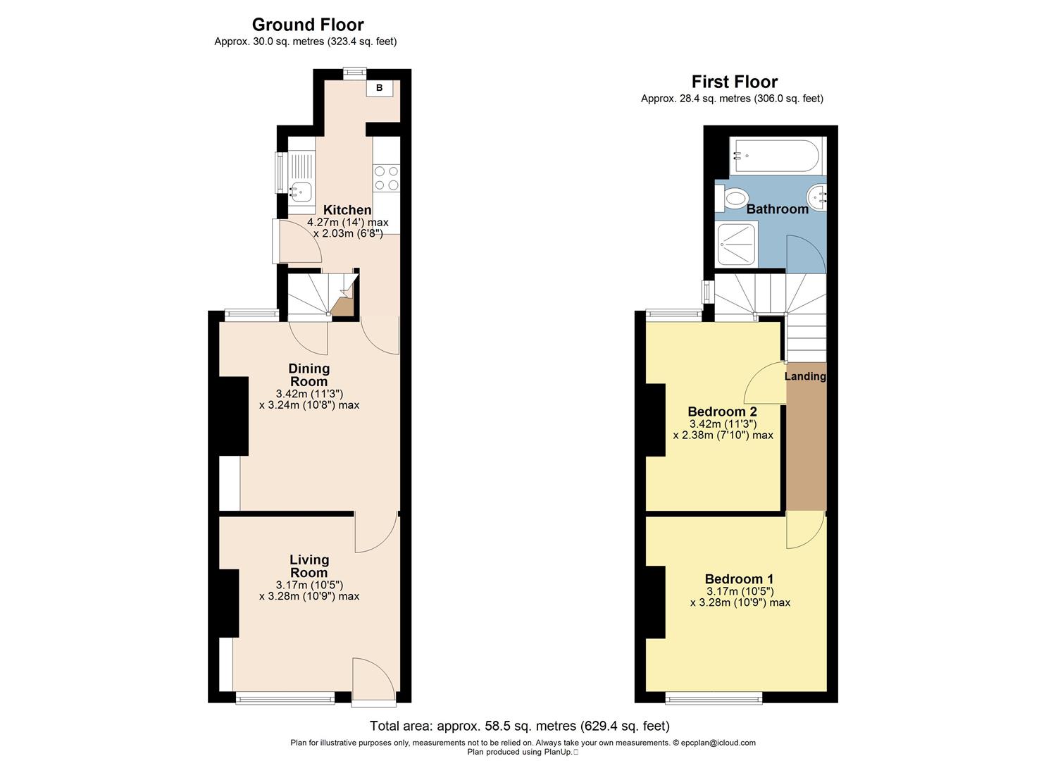 73, Fishpool Street, St. Albans floorplan