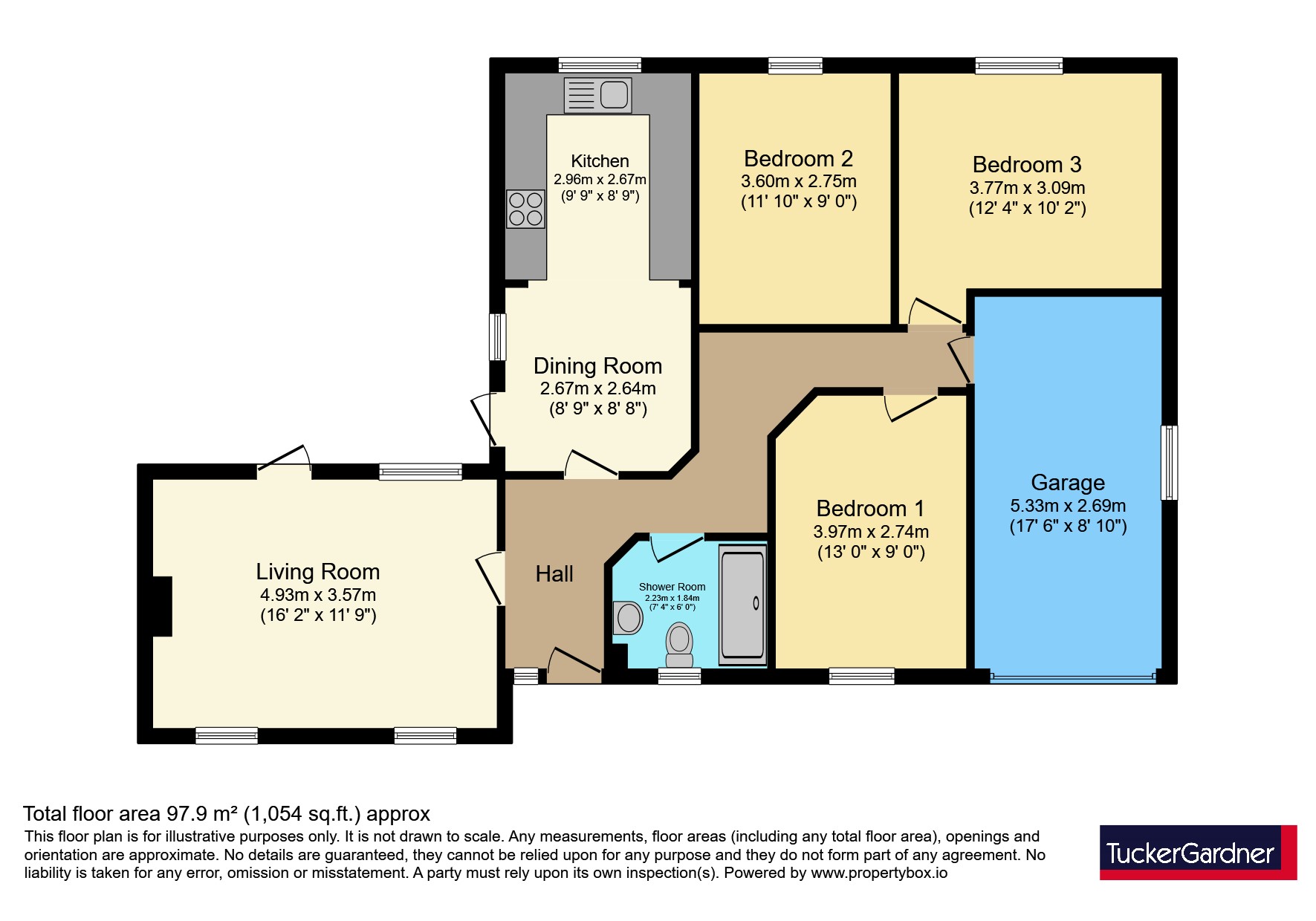 37A,, The Brook, Ely floorplan