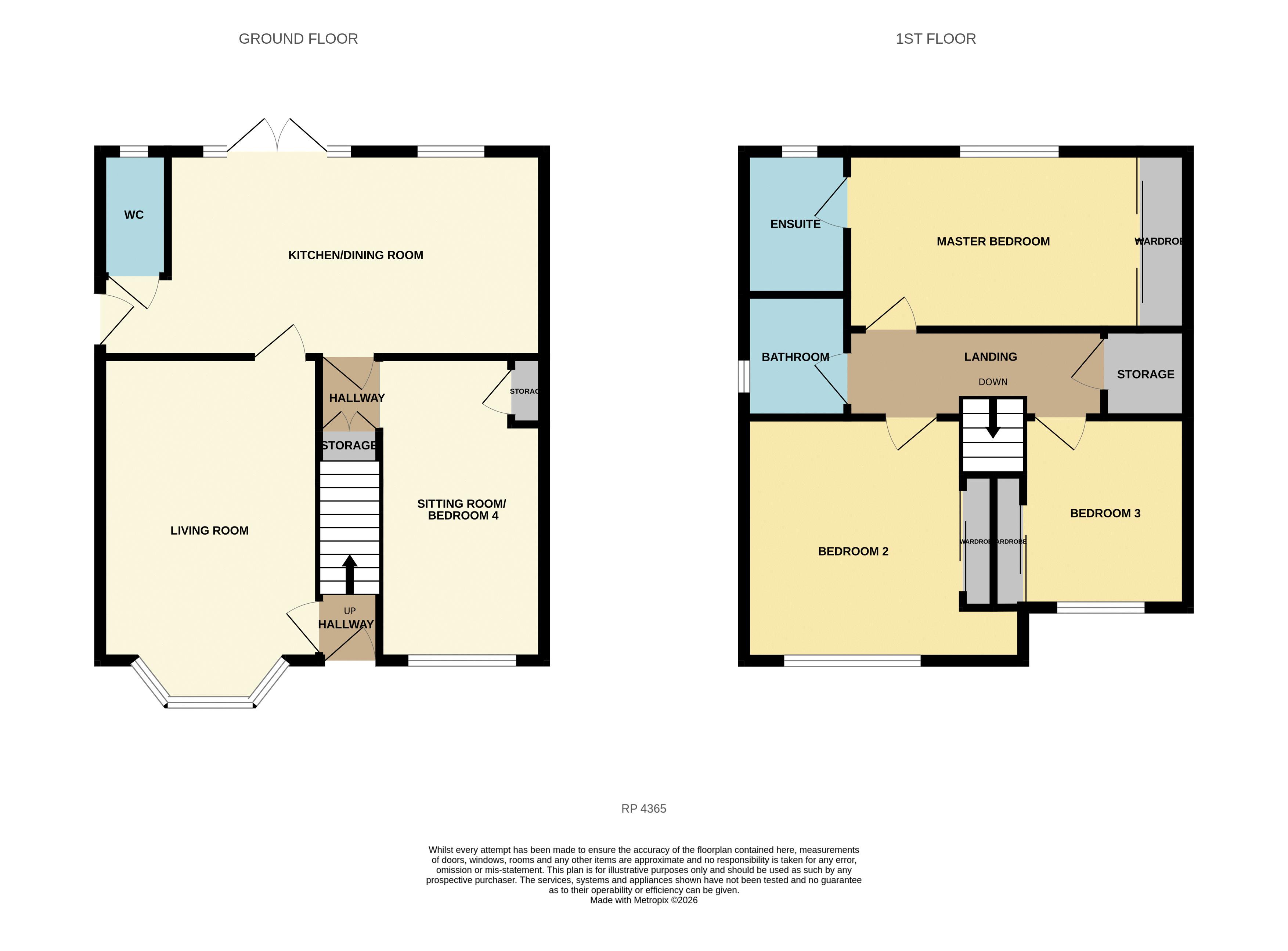 8, Gernant, Colwyn Bay floorplan