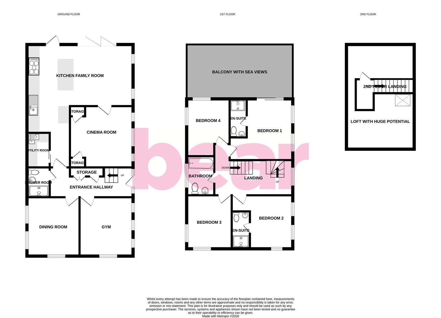 93, Tattersall Gardens, Leigh on Sea floorplan