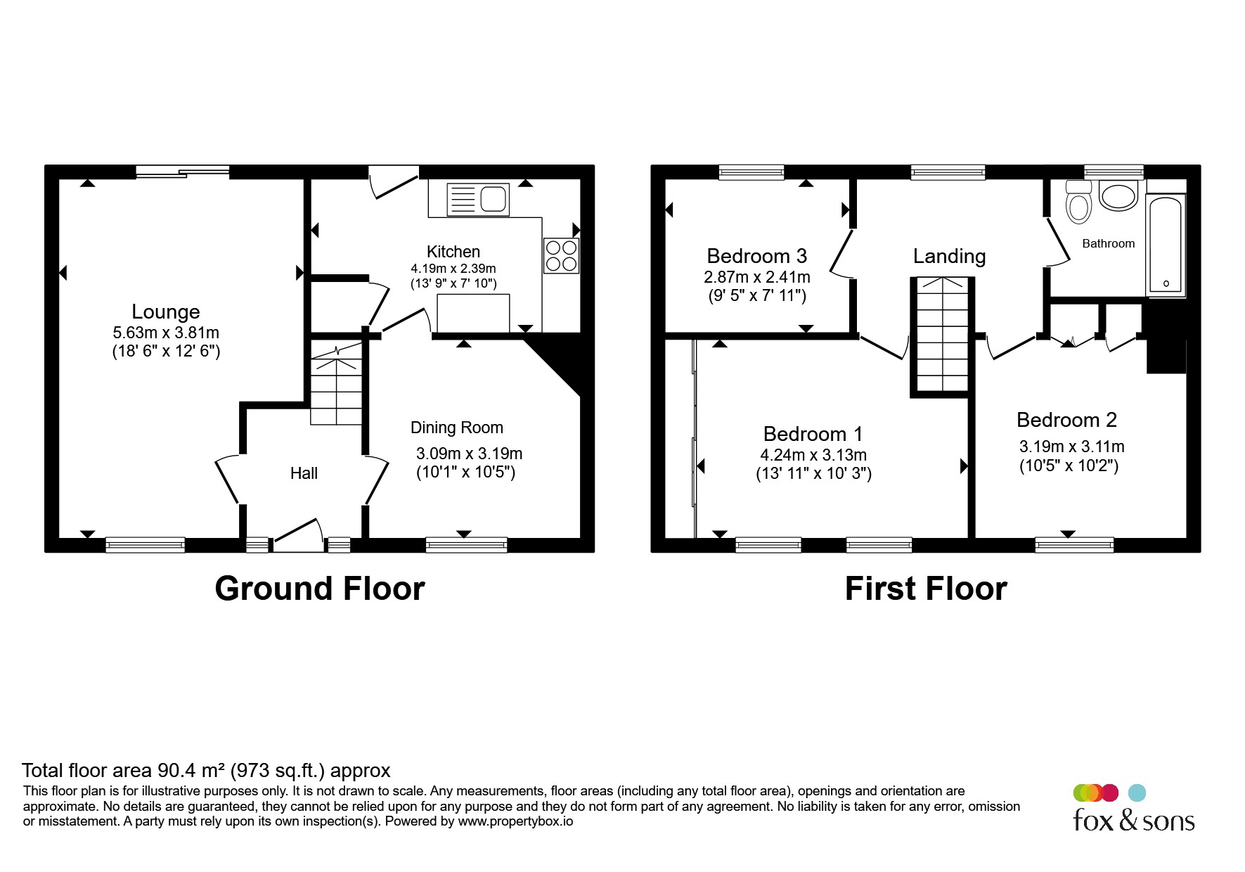 36, Bramdean Road, Southampton floorplan