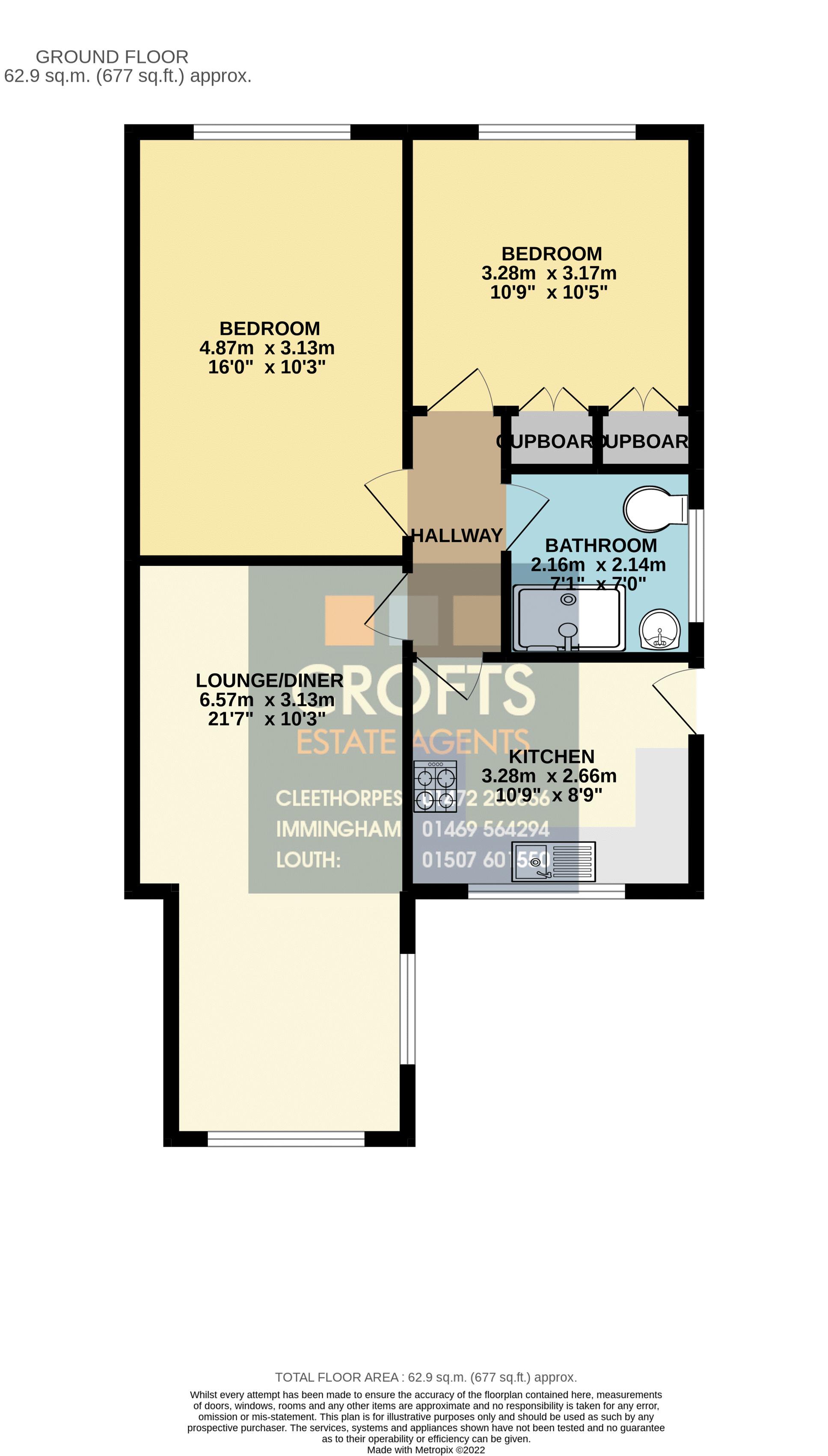 7, Steeping Drive, Immingham floorplan