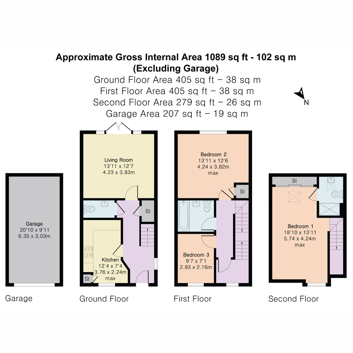 Clover Fields, Didcot floorplan