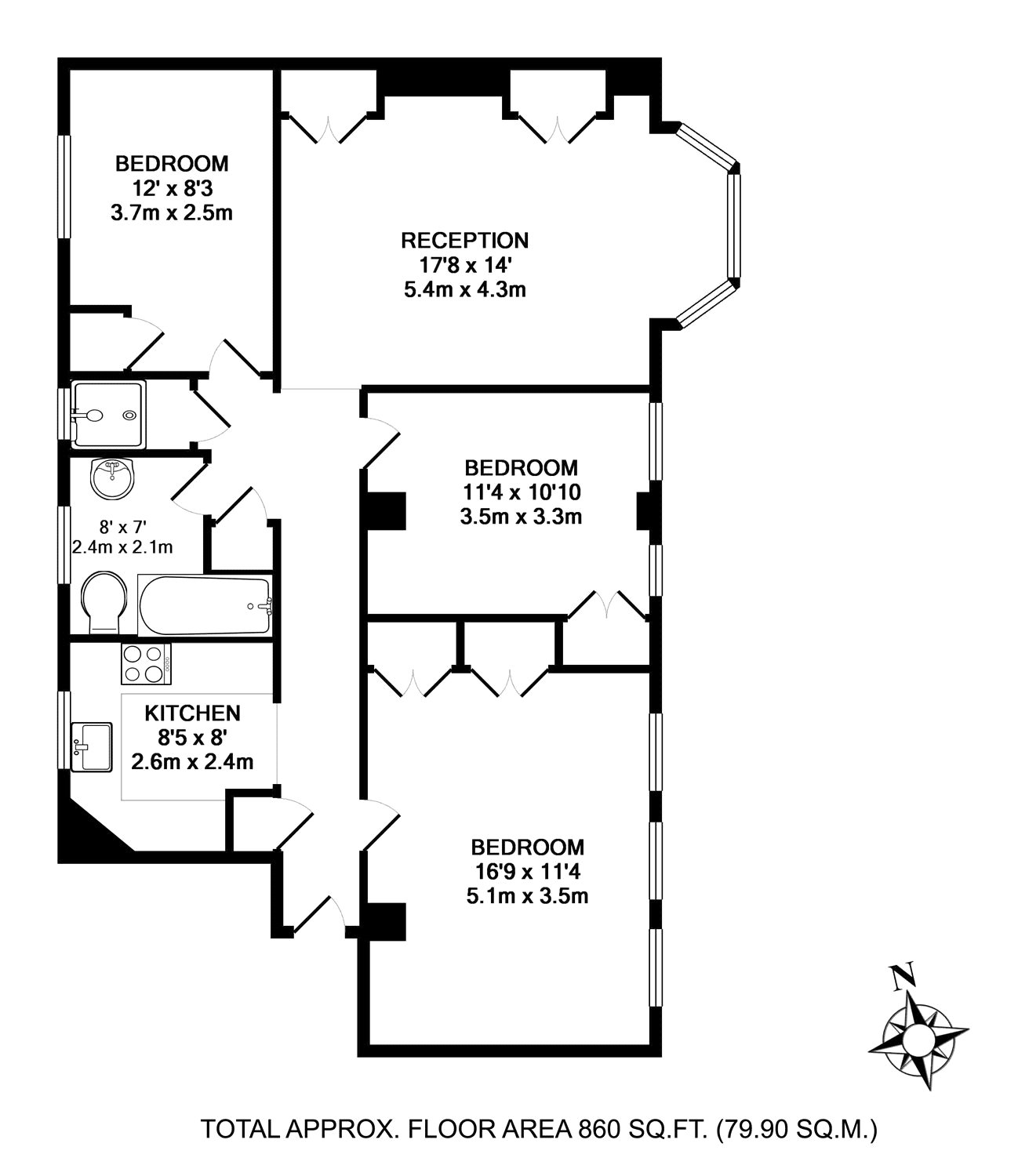 3 Bedrooms Flat to rent in Wigmore Court, Wigmore Street, London W1U