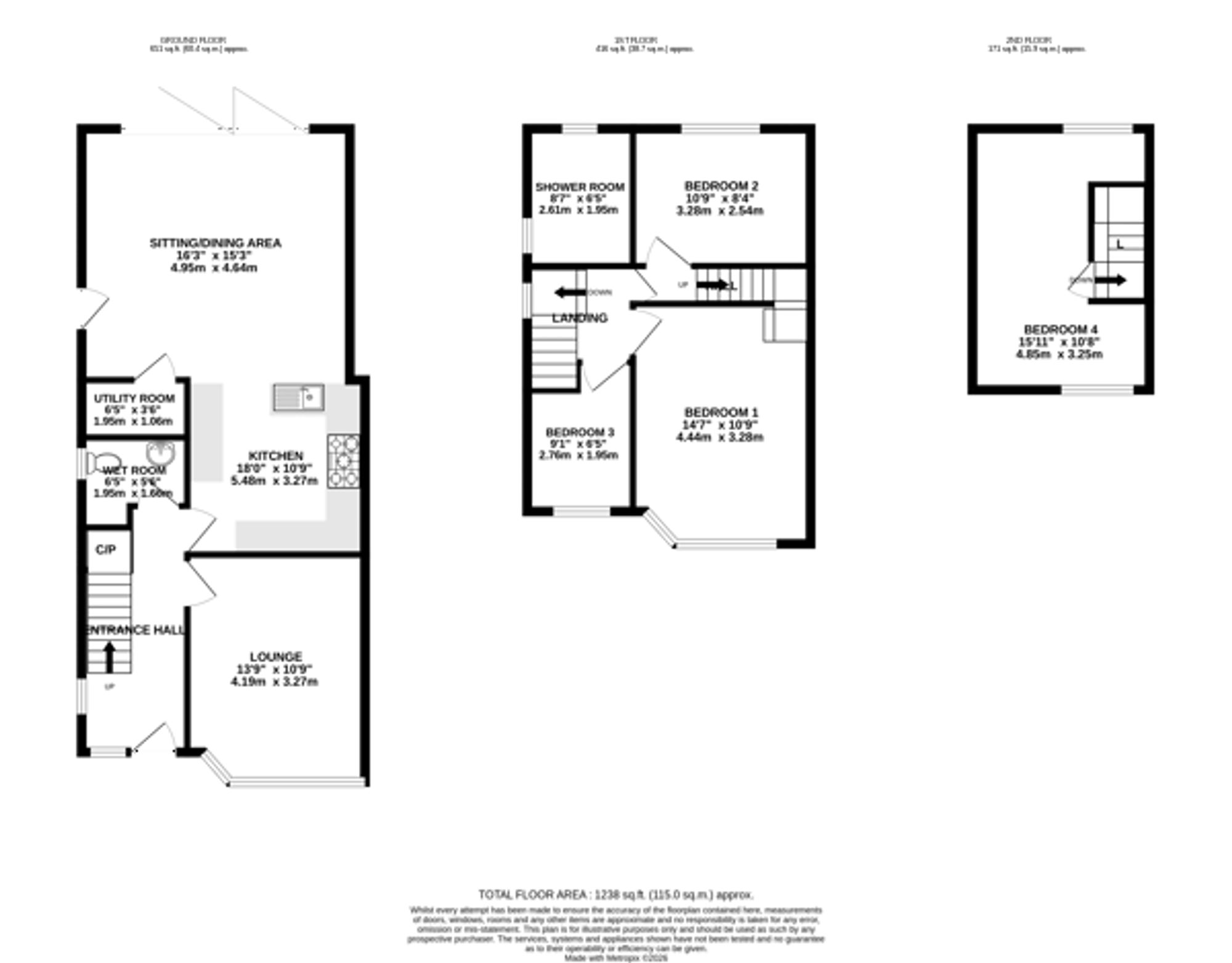 54 Greendale Road, Leicester floorplan