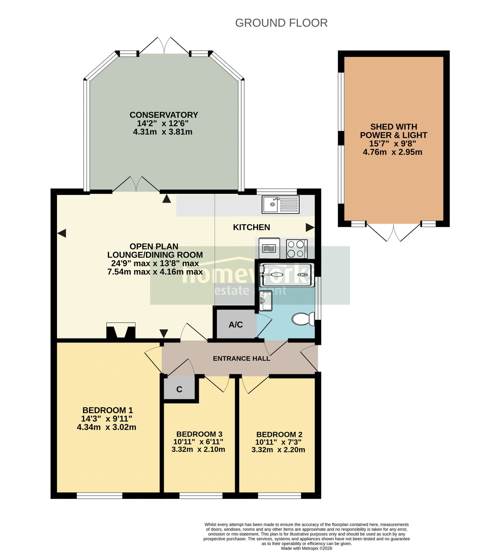 All Saints Walk, Dereham floorplan