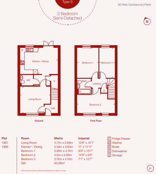 1960, Nicol Walk, West Cambourne floorplan