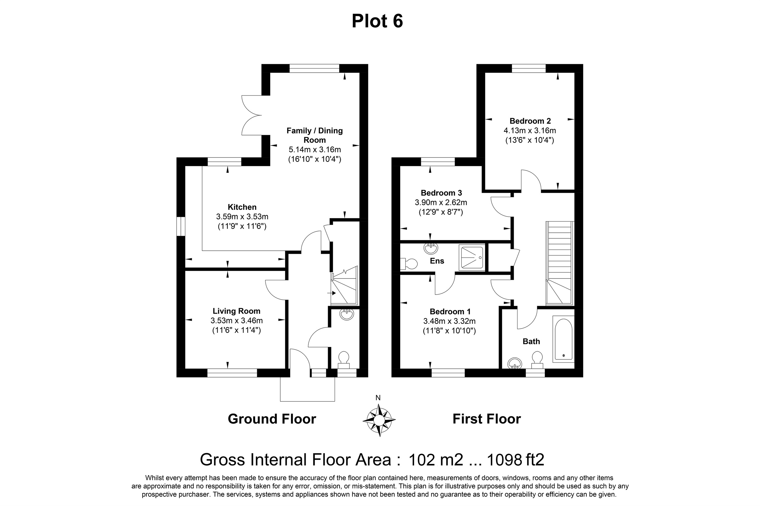 Plot 6 New, Mill Close, Haywards Heath floorplan