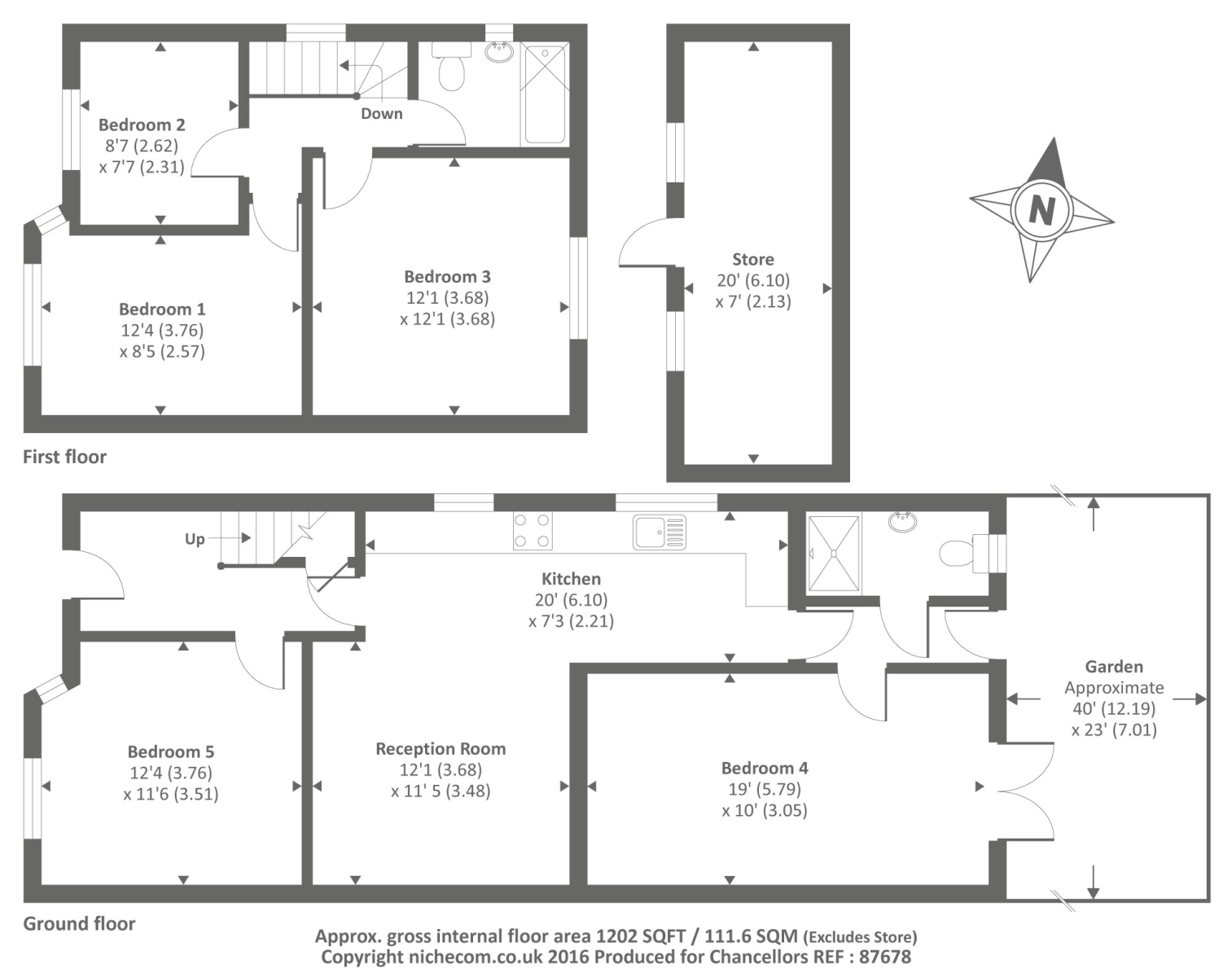 27 Crowell Road, Crowell Road, East Oxford, Oxford floorplan