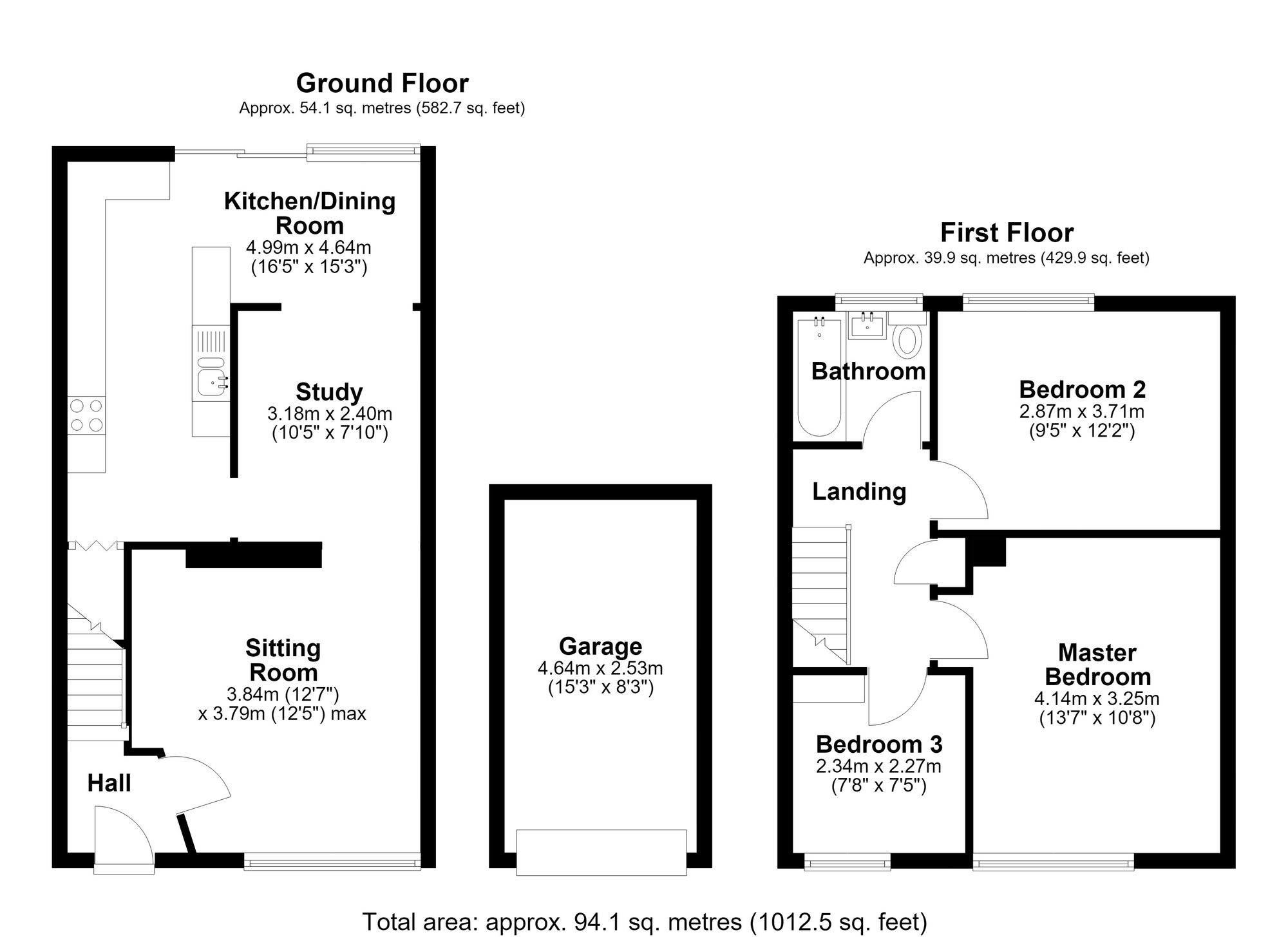 41 Hunters Field, Faringdon floorplan