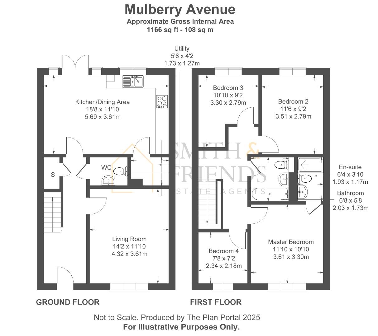 49, Mulberry Avenue, Darlington floorplan