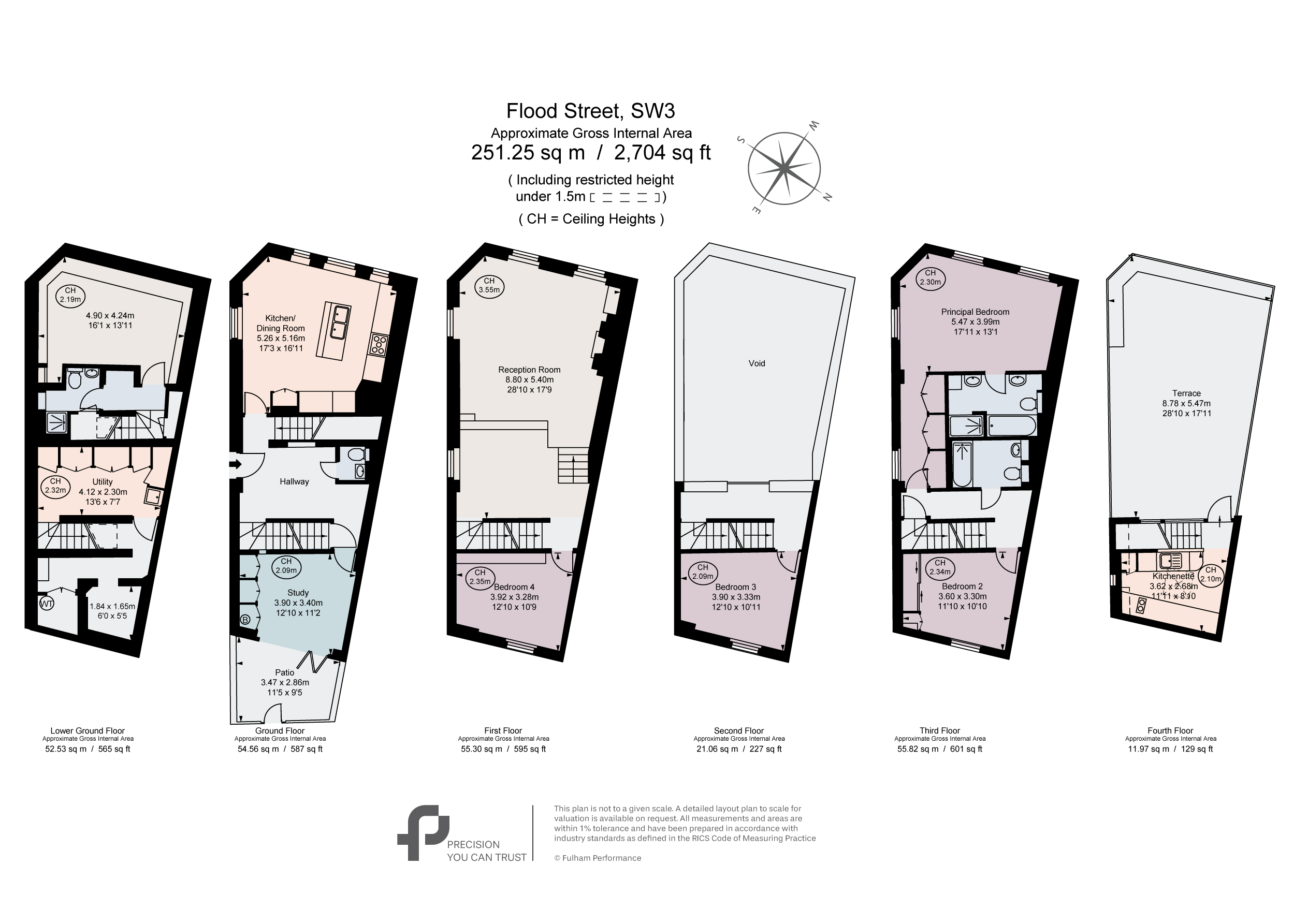 85, Flood Street, London floorplan