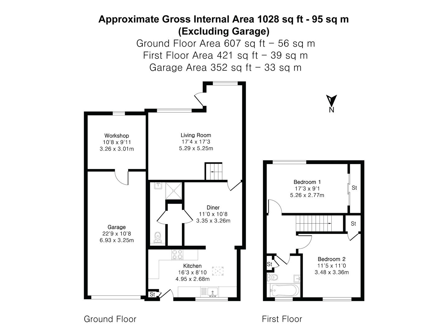13, Wiles Close, Cambridge floorplan