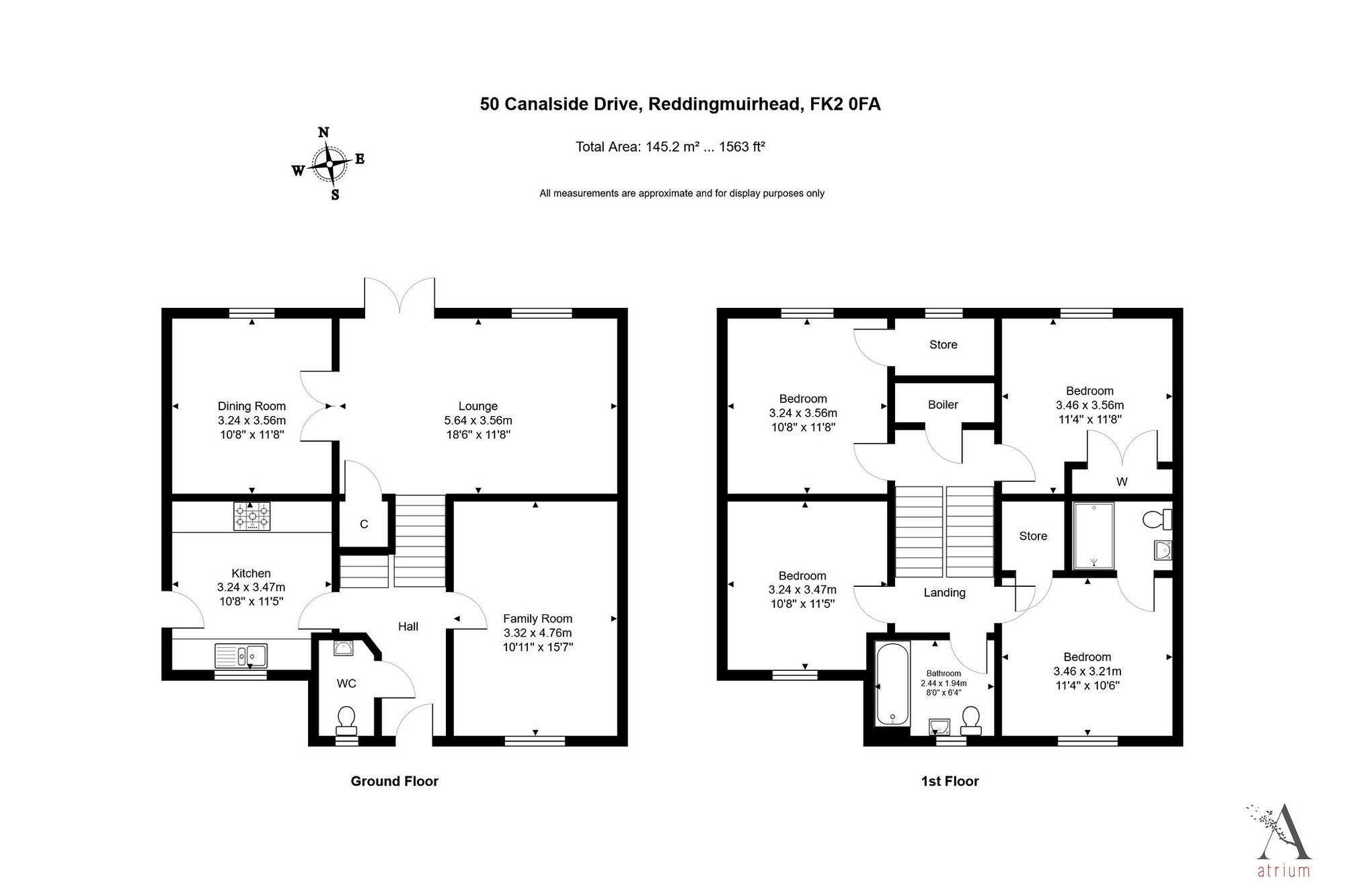 50 Canalside Drive, Falkirk floorplan