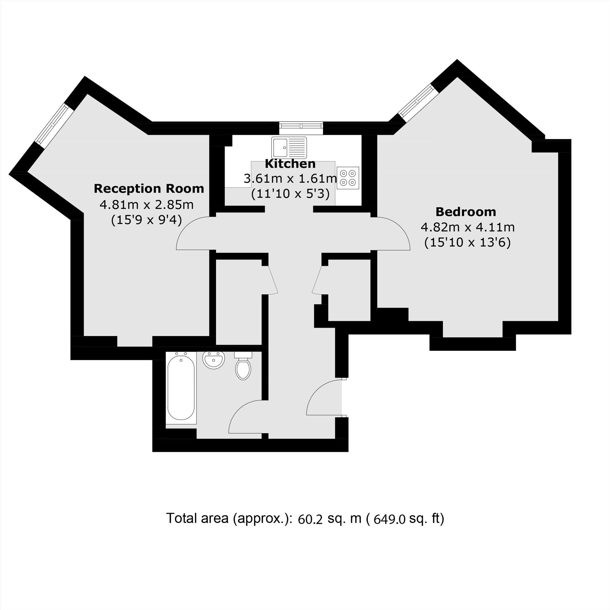 Flat 11, Thornbury Court, 36-38, Chepstow Villas, London floorplan